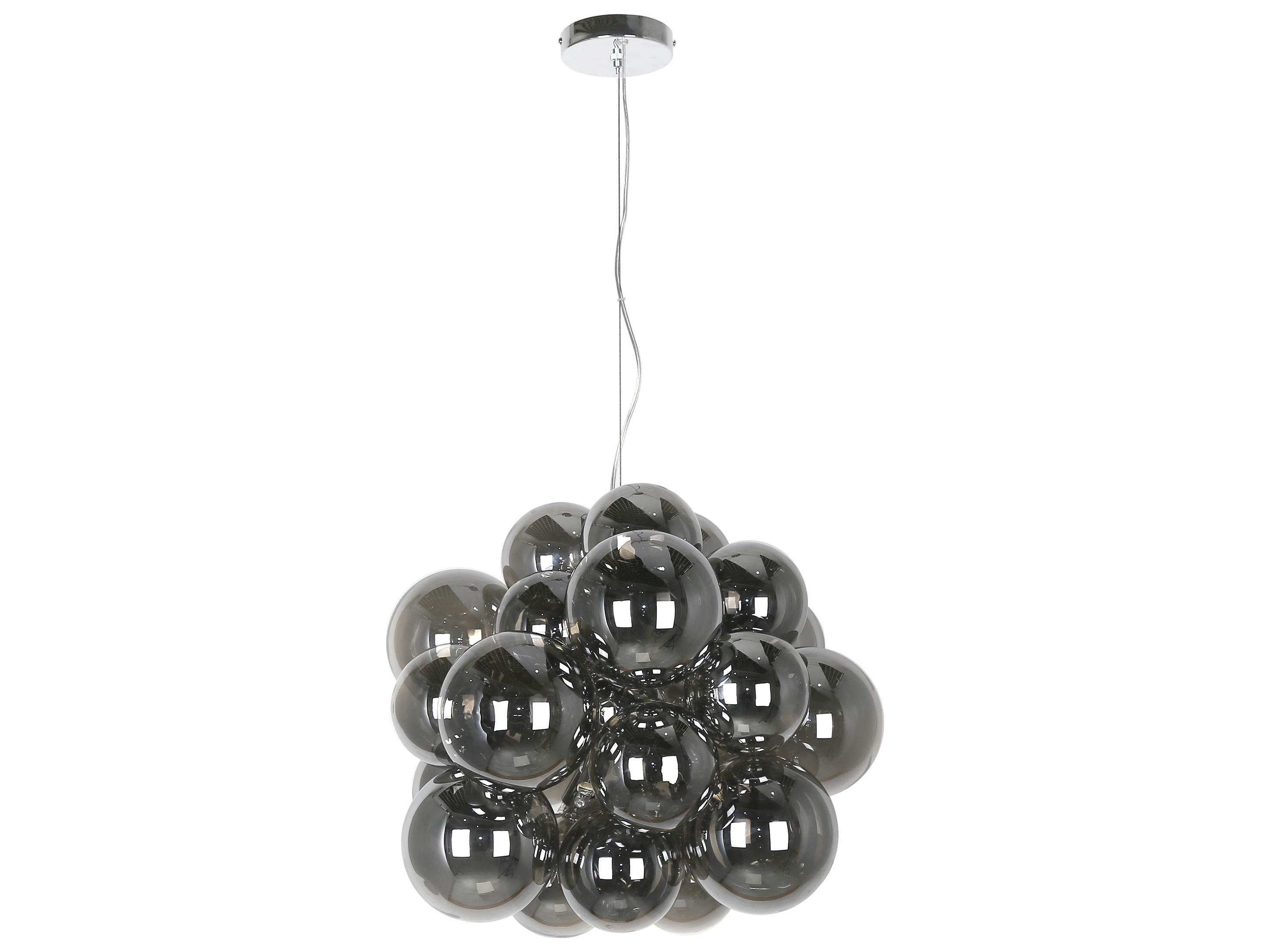 Dainolite Comet 6-Light Polished Chrome Globe Sputnik Chandelier