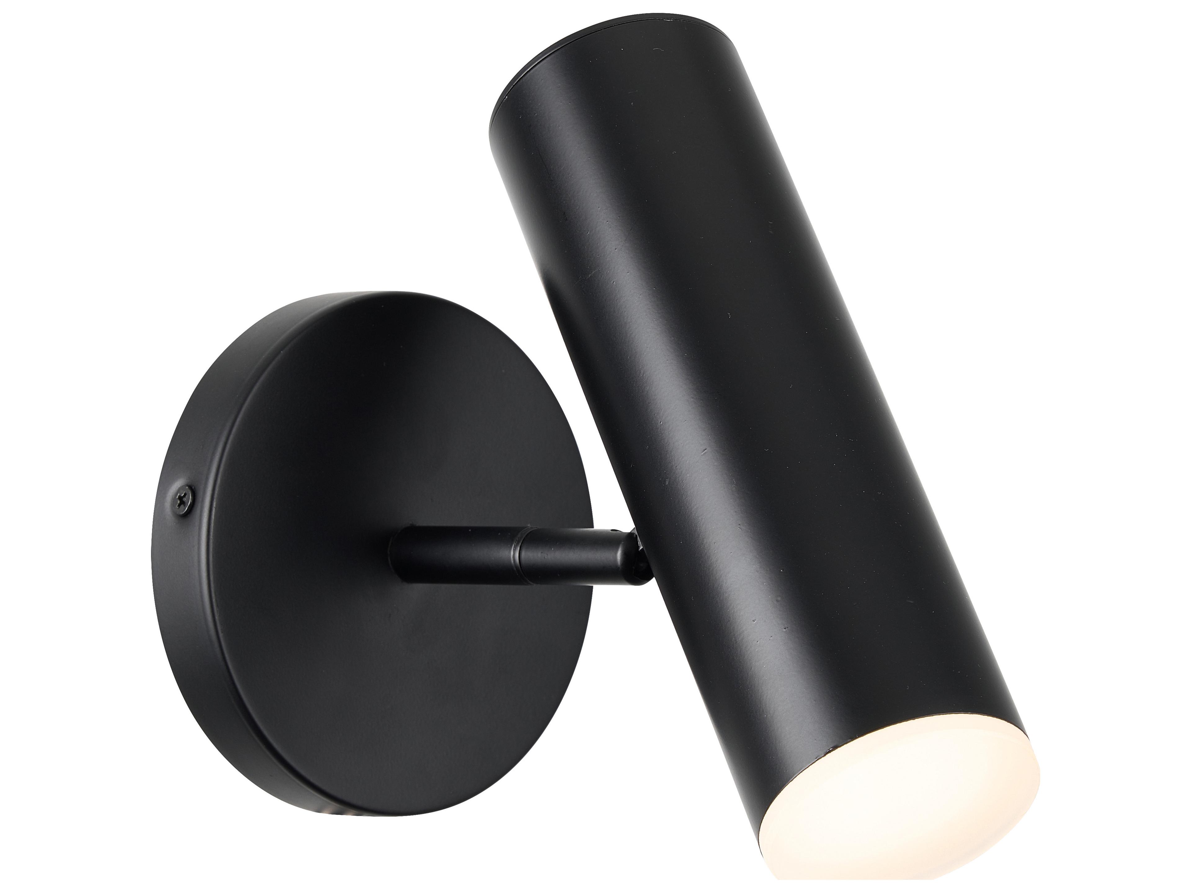 Dainolite Constance 1-Light Matte Black Wall Sconce
