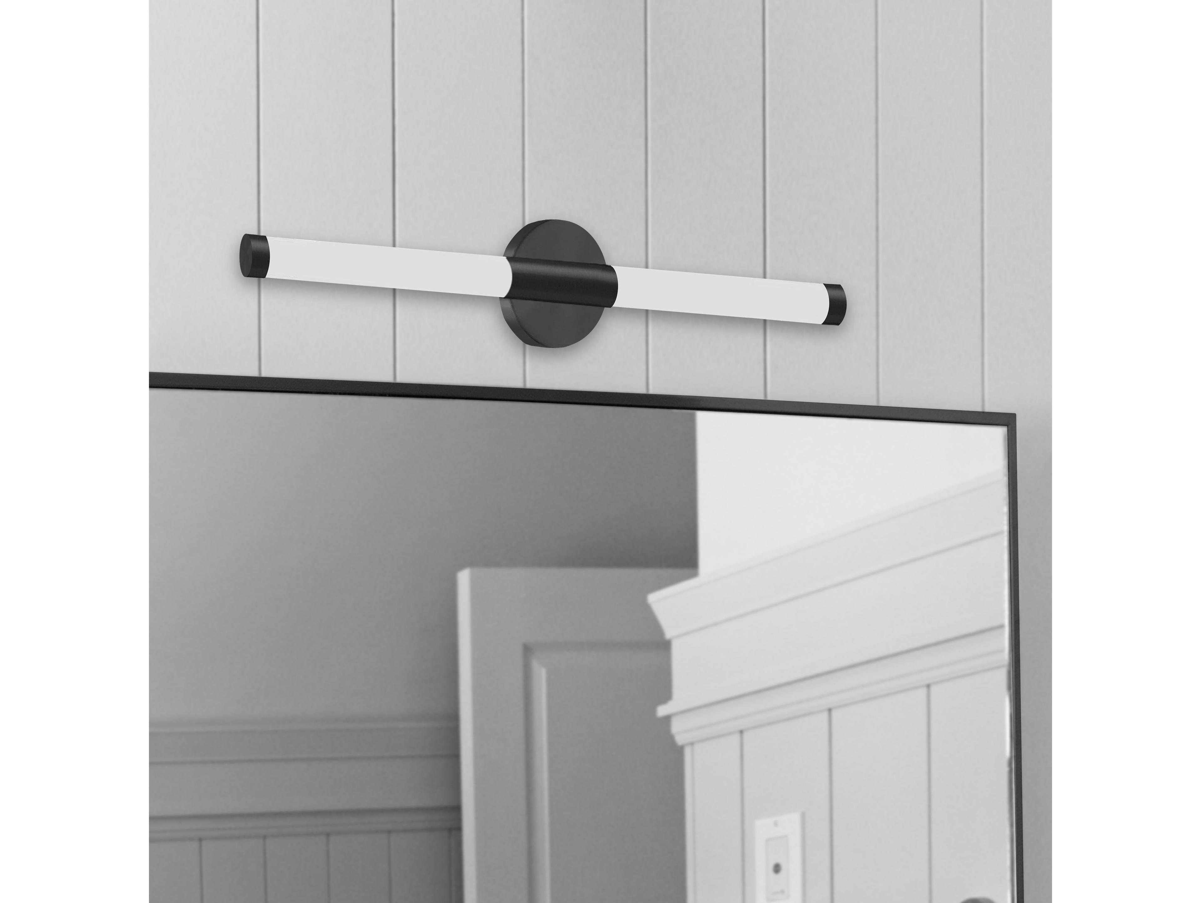 Dainolite Corvette 1-Light Matte Black Wall Sconce