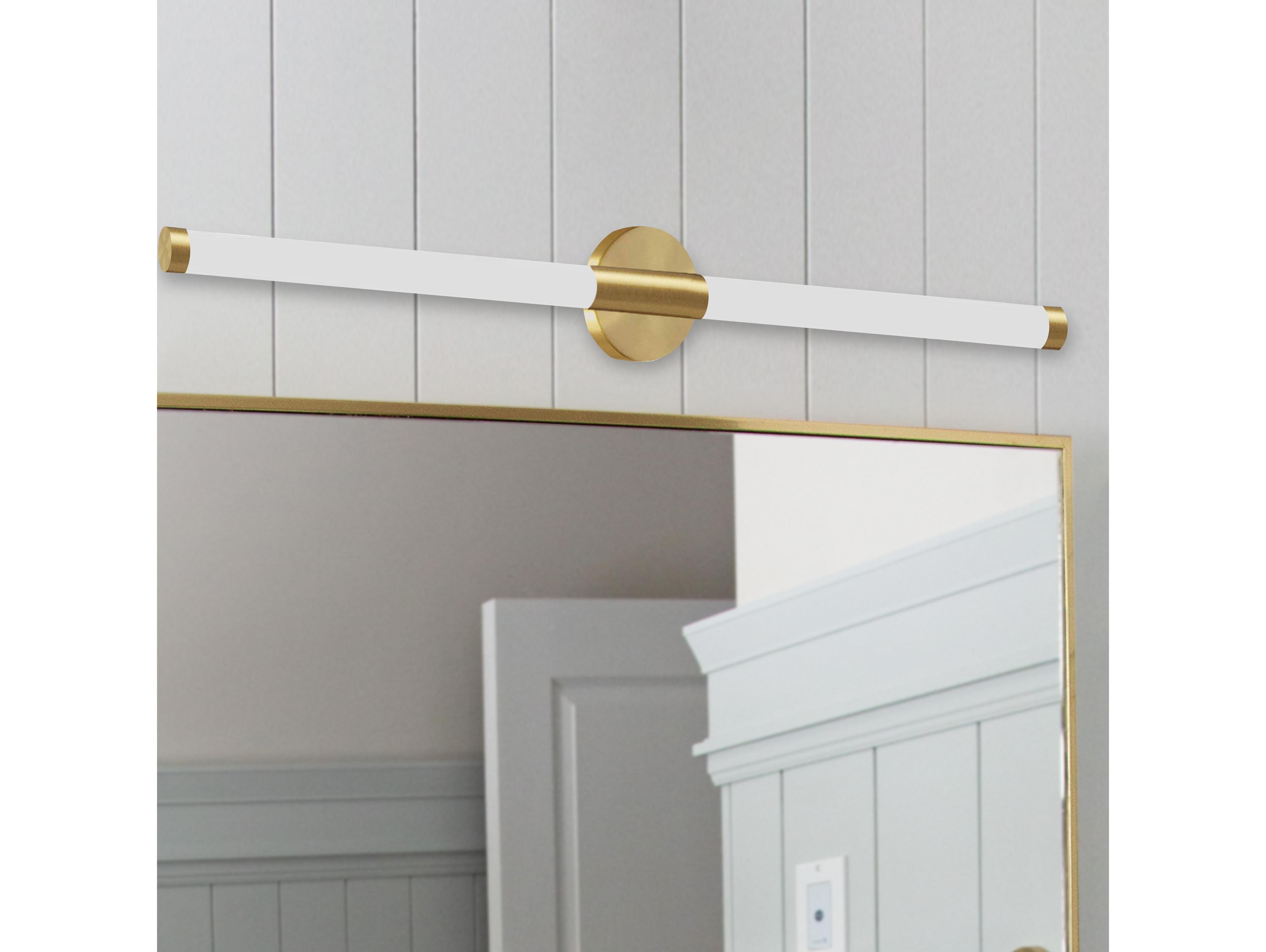 Dainolite Corvette 1-Light Aged Brass Wall Sconce