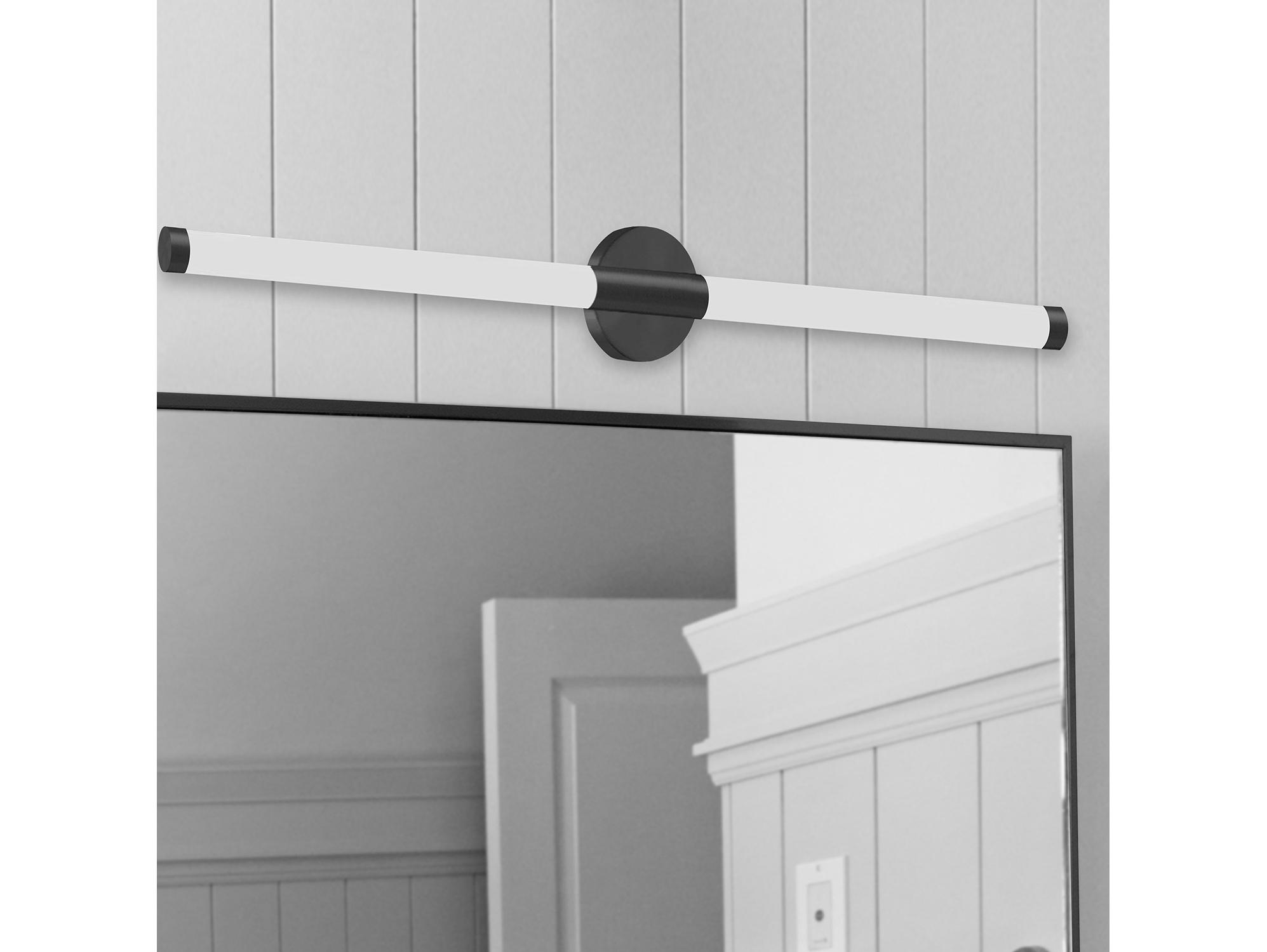 Dainolite Corvette 1-Light Matte Black Wall Sconce