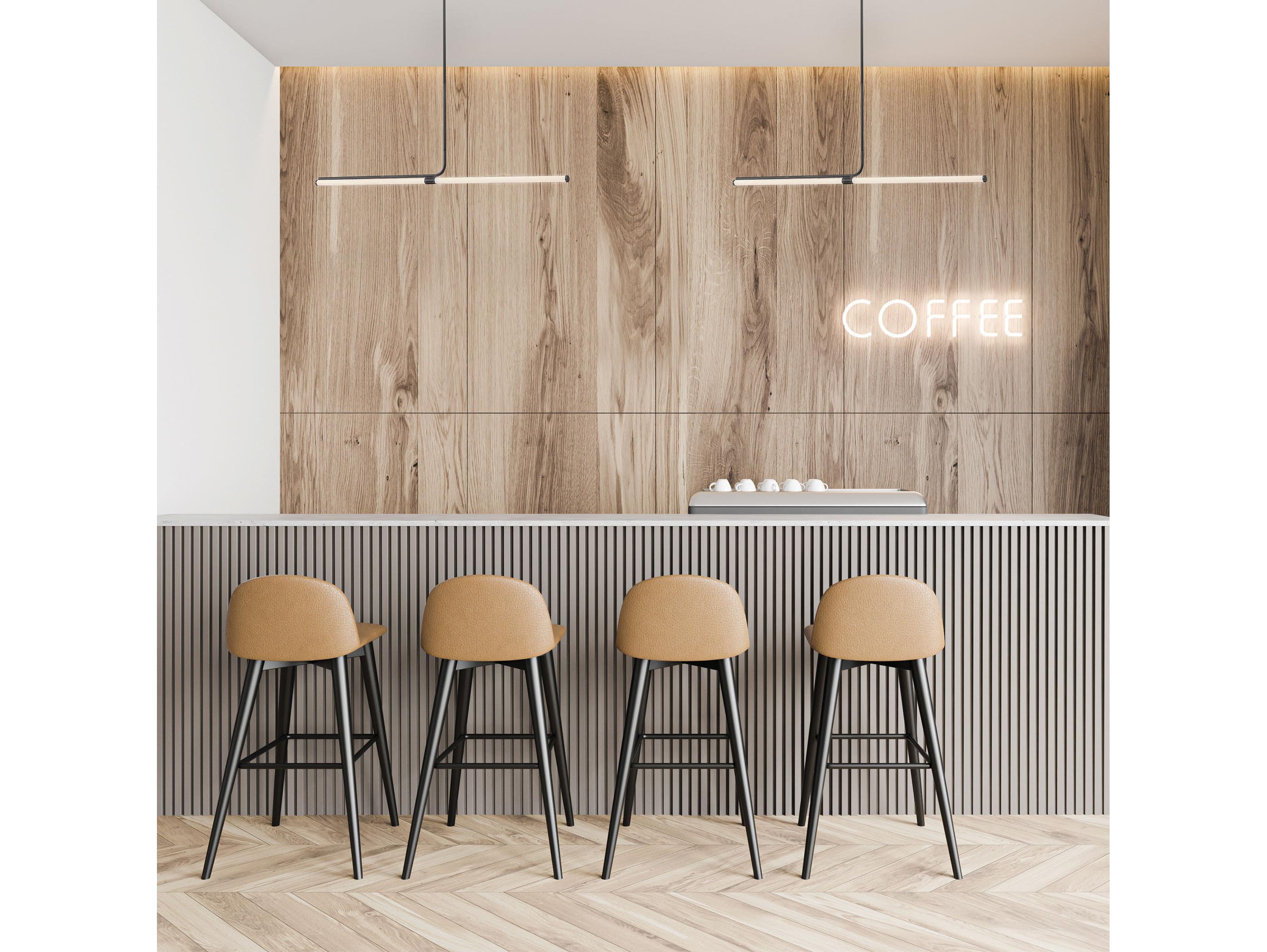 Dainolite Corvette 1-Light Matte Black Linear Island Pendant