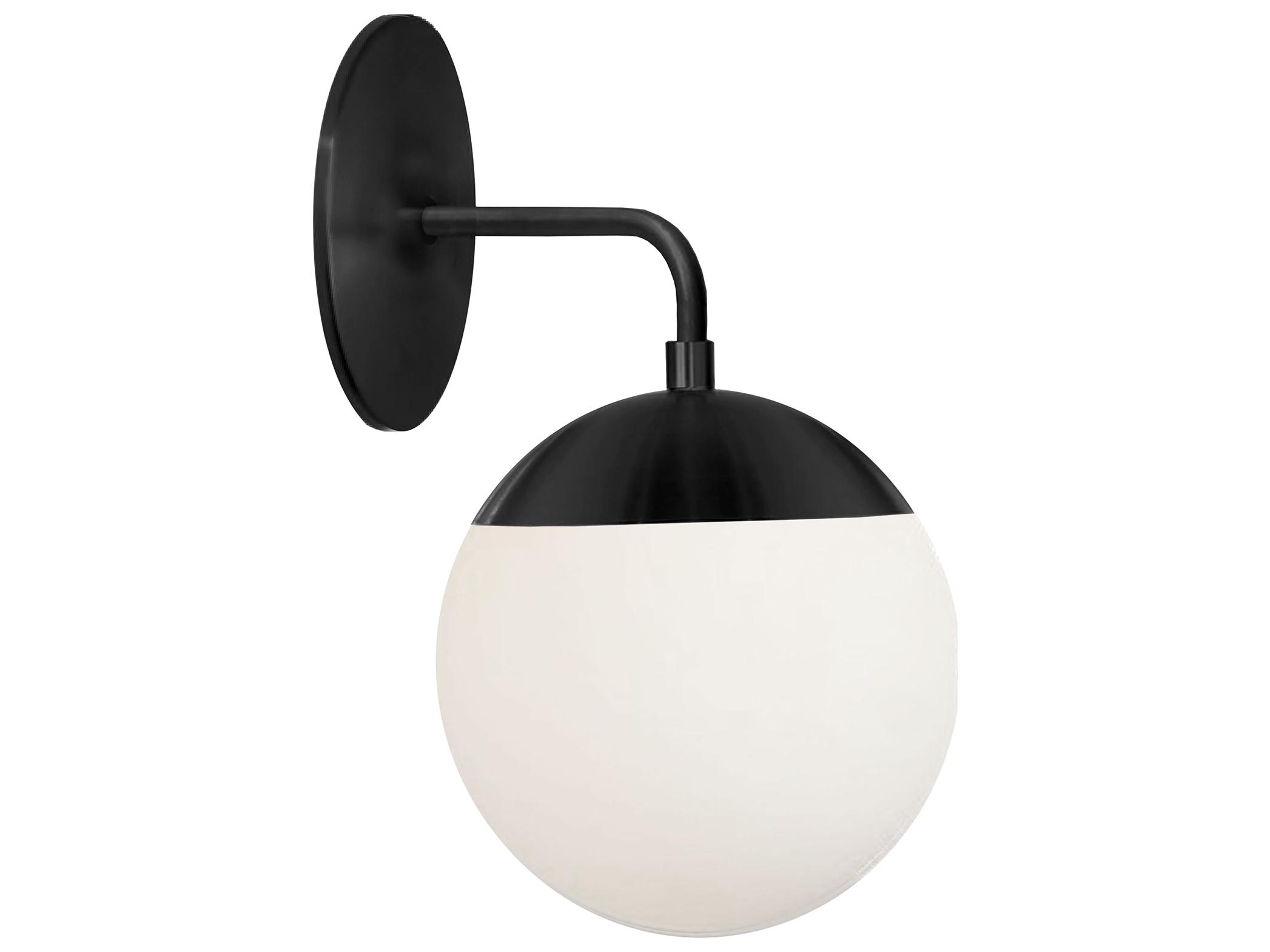 Dainolite Dayana 1-Light Matte Black Wall Sconce