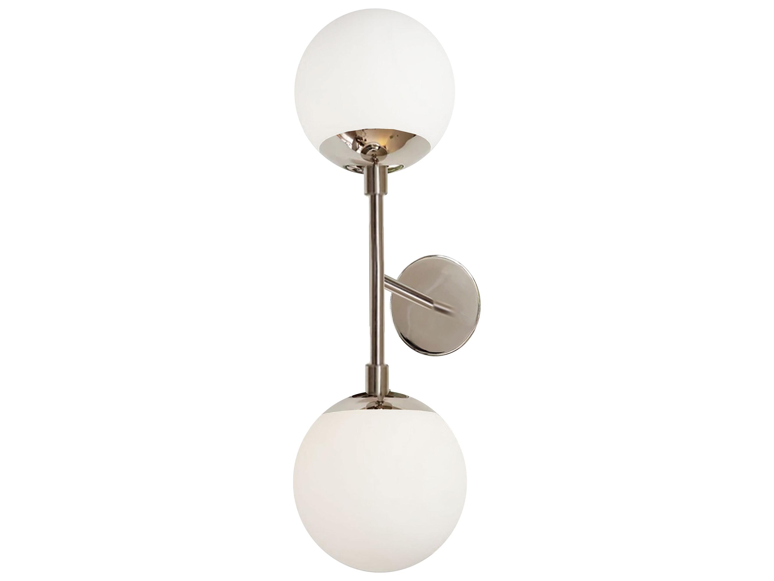 Dainolite Dayana 2-Light Polished Chrome Wall Sconce