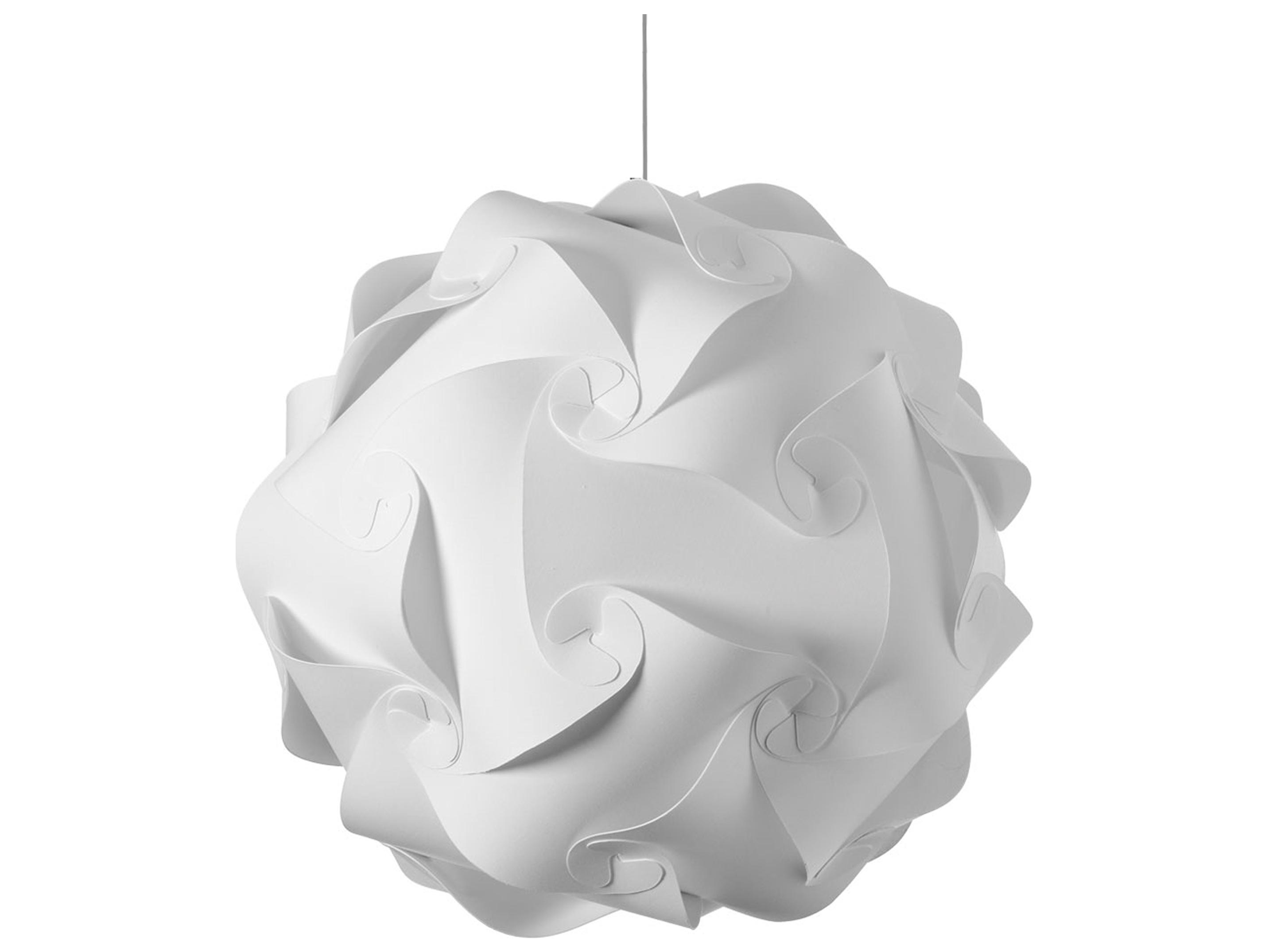 Dainolite Globus 3-Light Polished Chrome White Globe Pendant