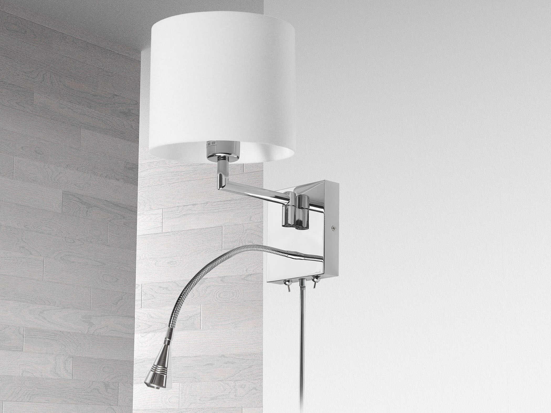 Dainolite 2-Light Polished Chrome Wall Sconce