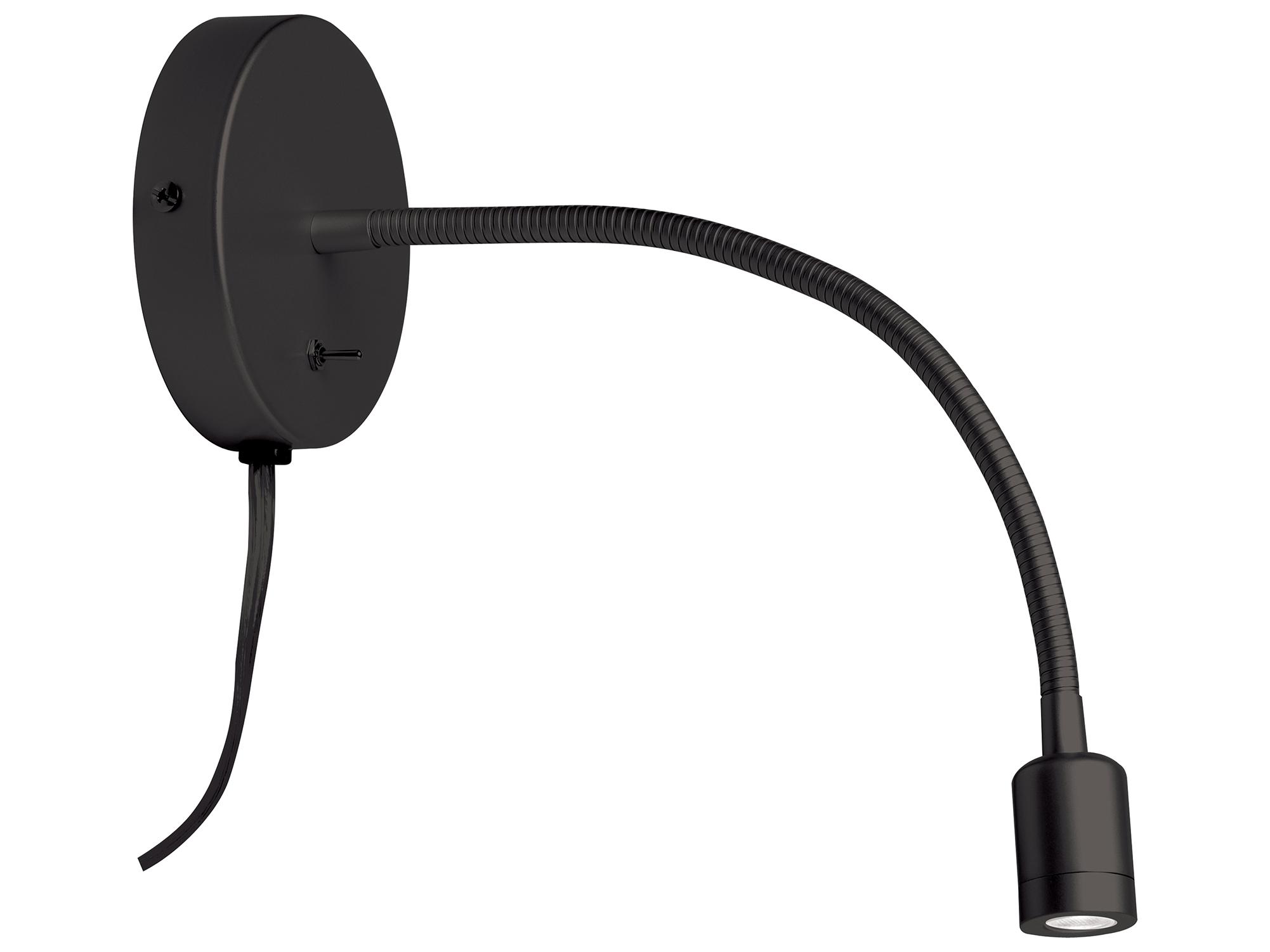 Dainolite Wynne 1-Light Matte Black Wall Sconce