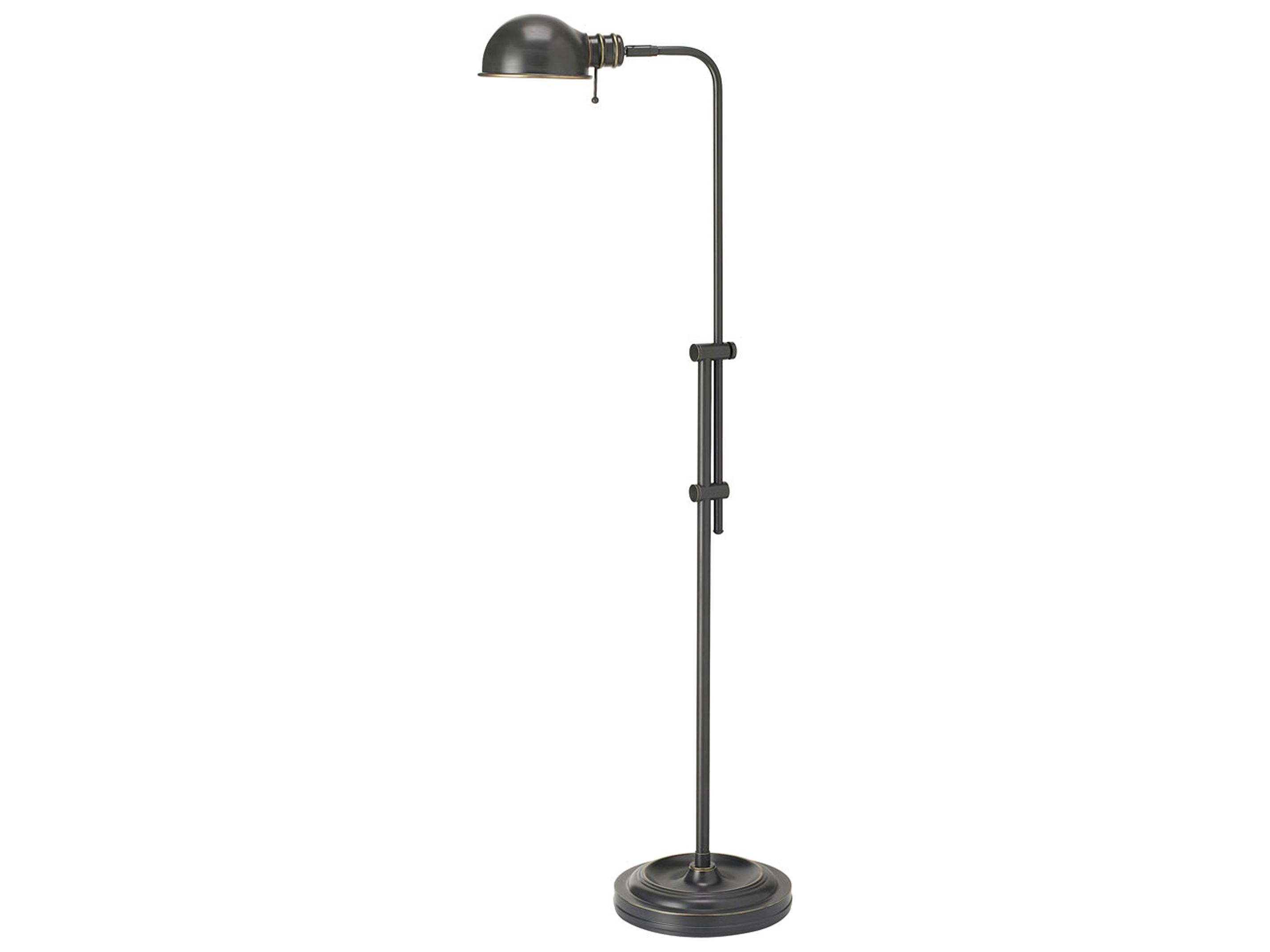 Dainolite Fedora Oil Brushed Bronze Floor Lamp