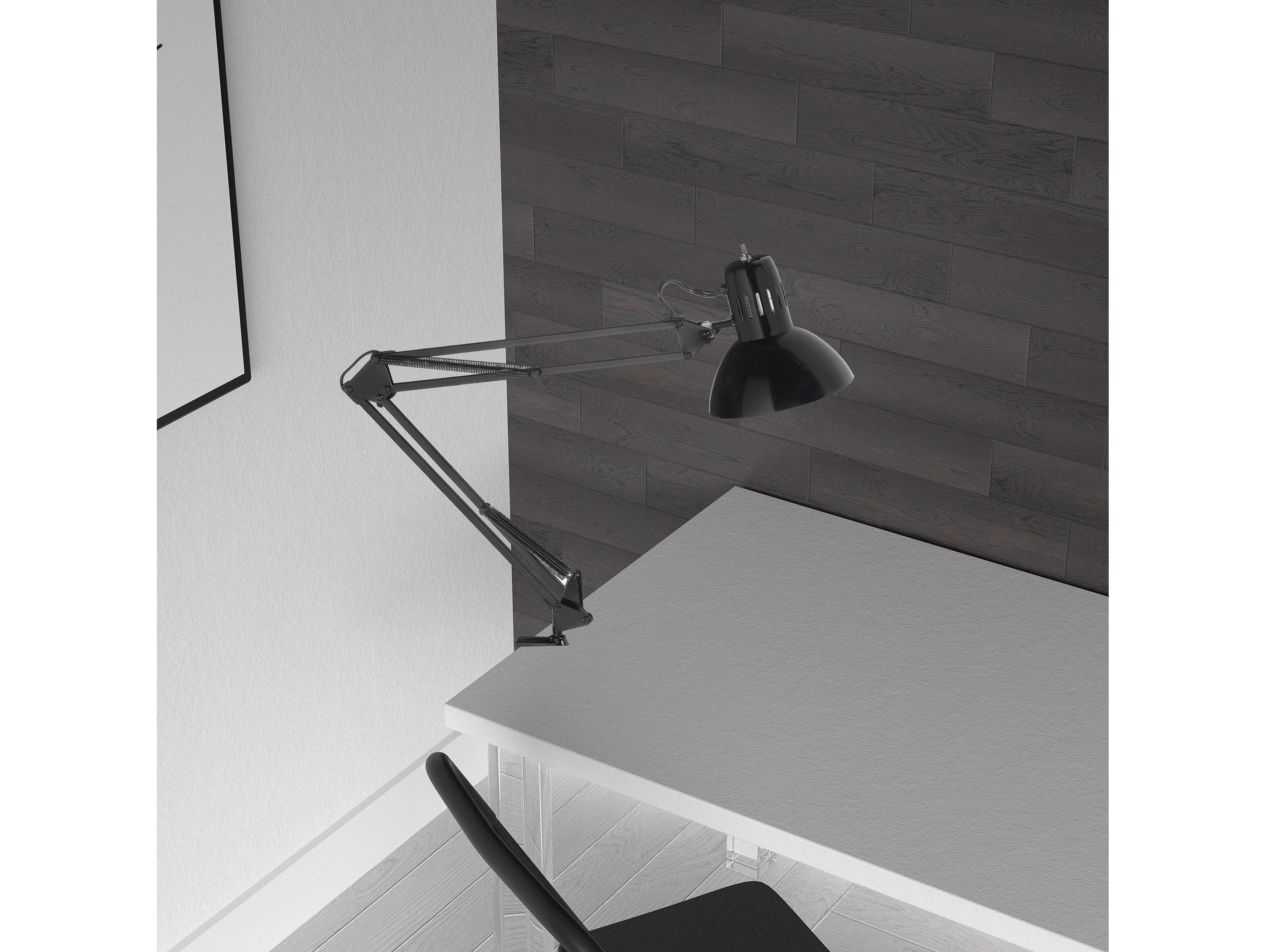 Dainolite Working Black Desk Lamp