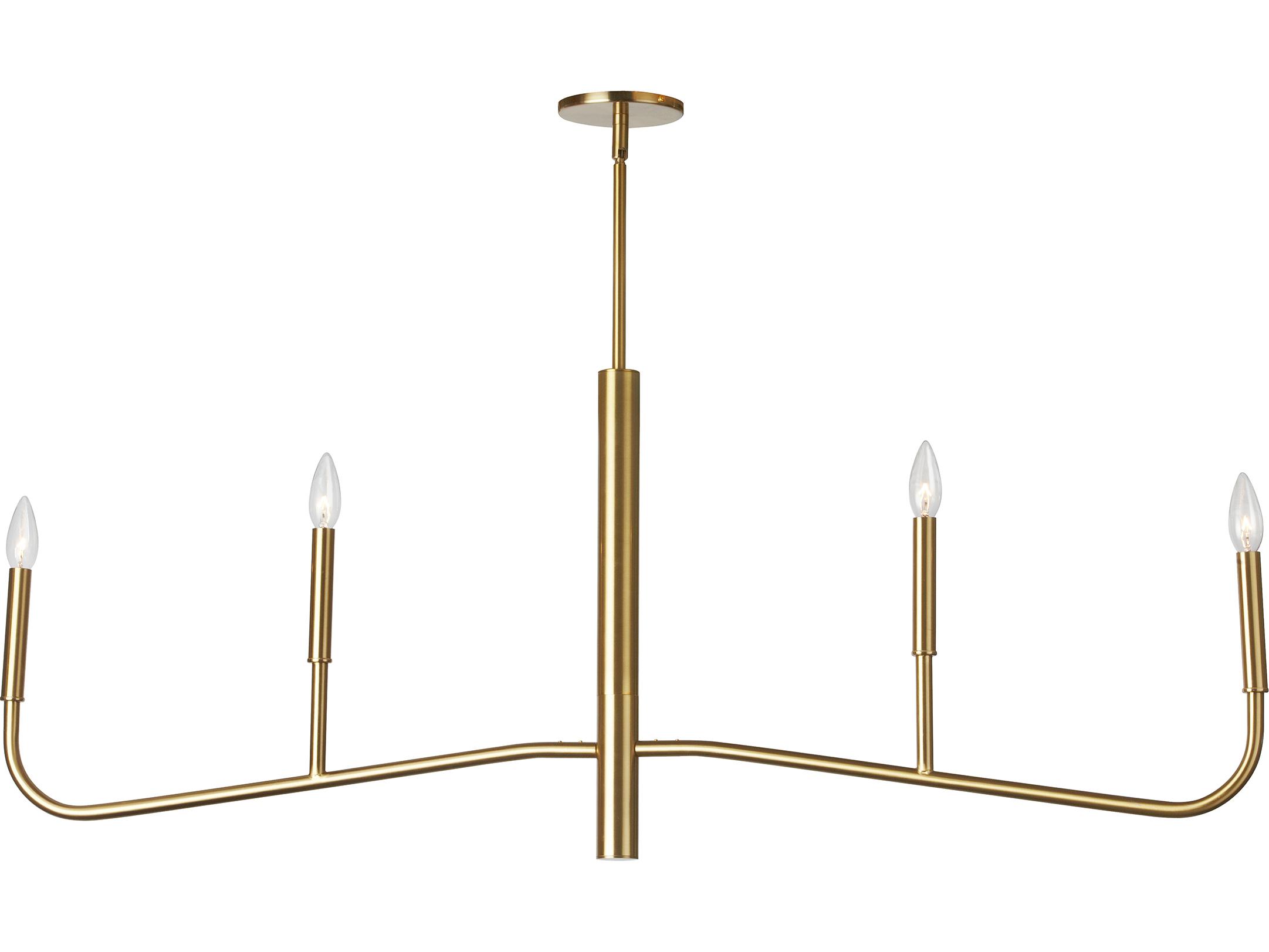 Dainolite Eleanor 4-Light Aged Brass Island Pendant
