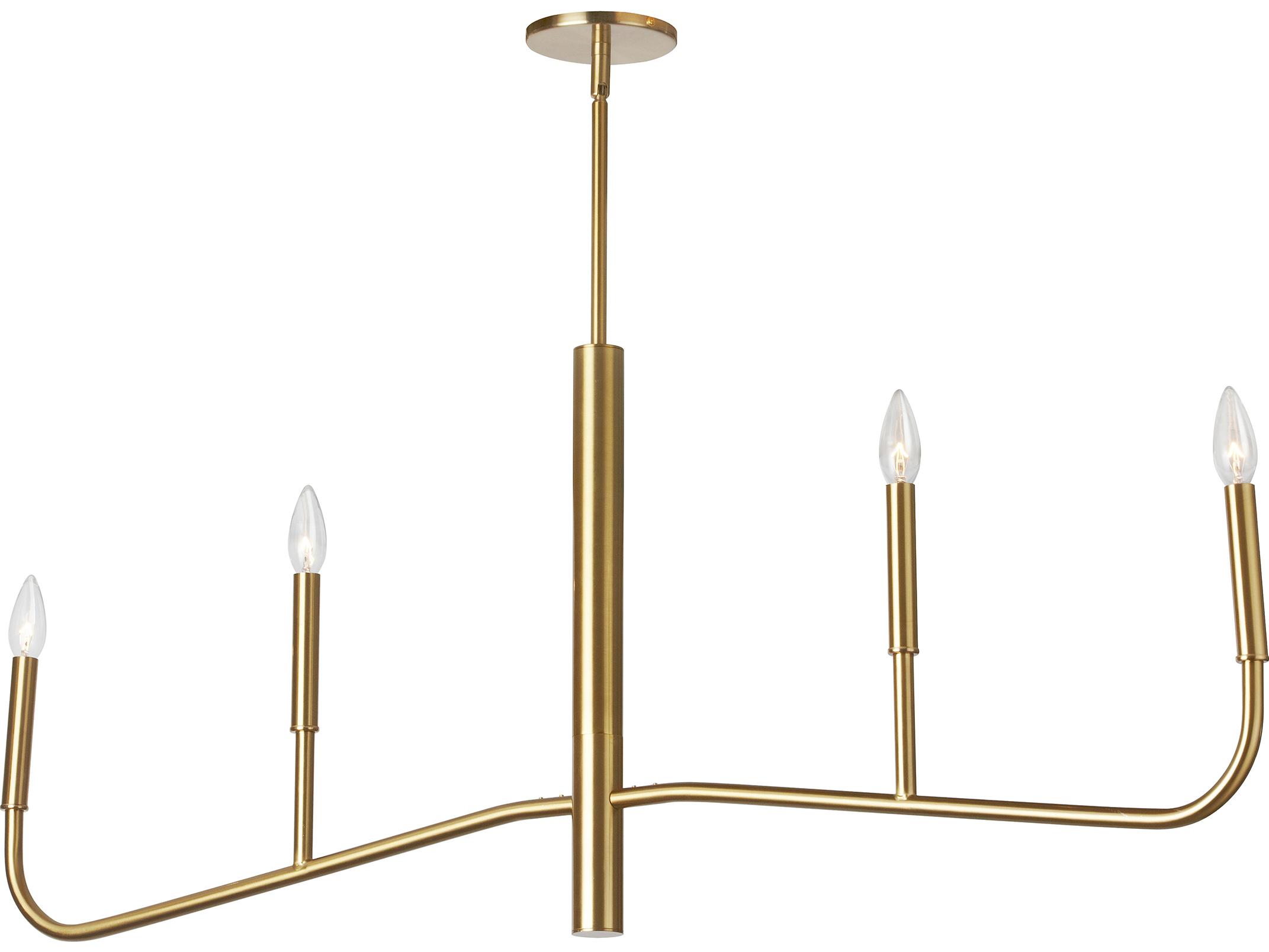 Dainolite Eleanor 4-Light Aged Brass Island Pendant