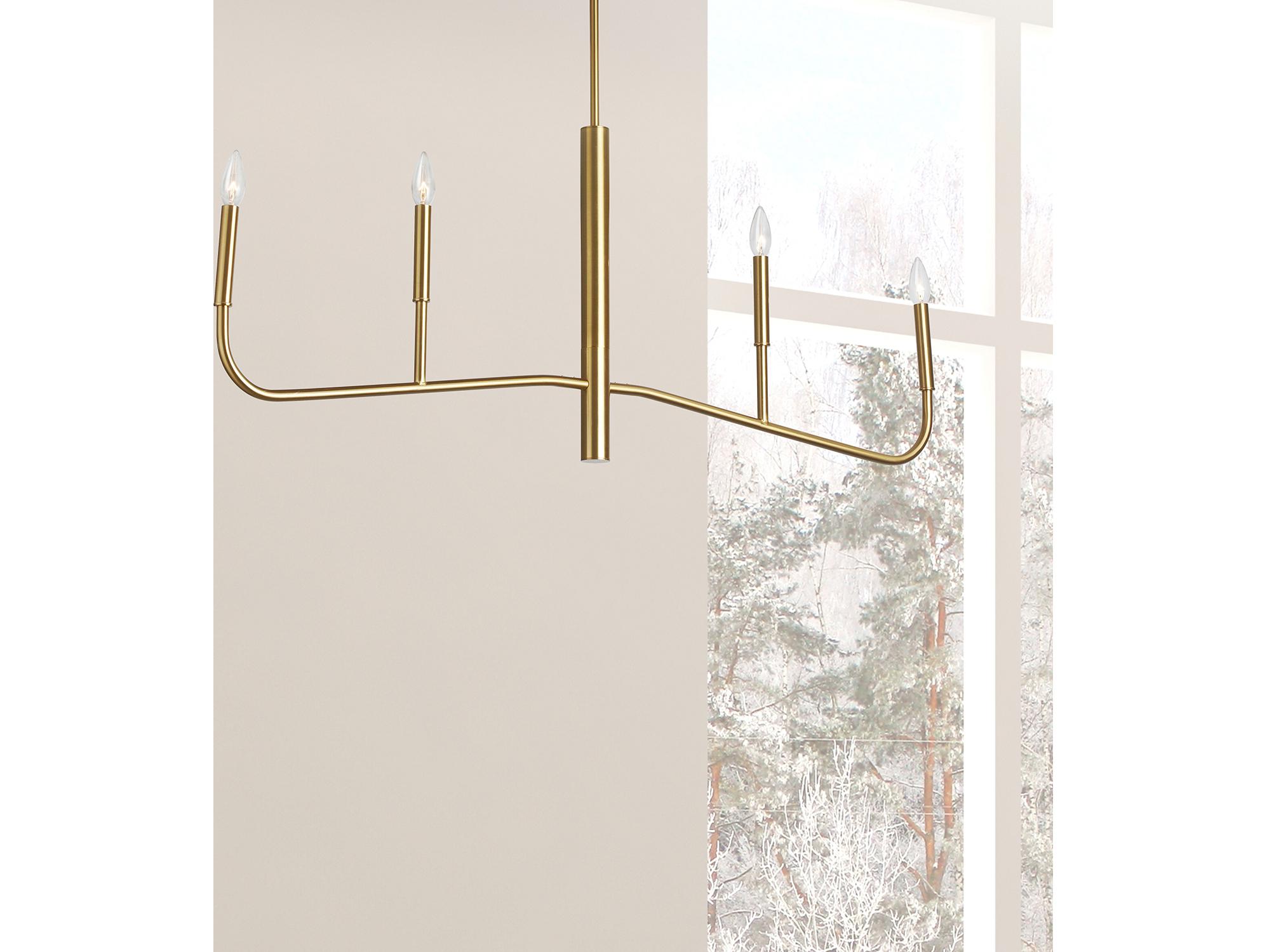 Dainolite Eleanor 4-Light Aged Brass Island Pendant