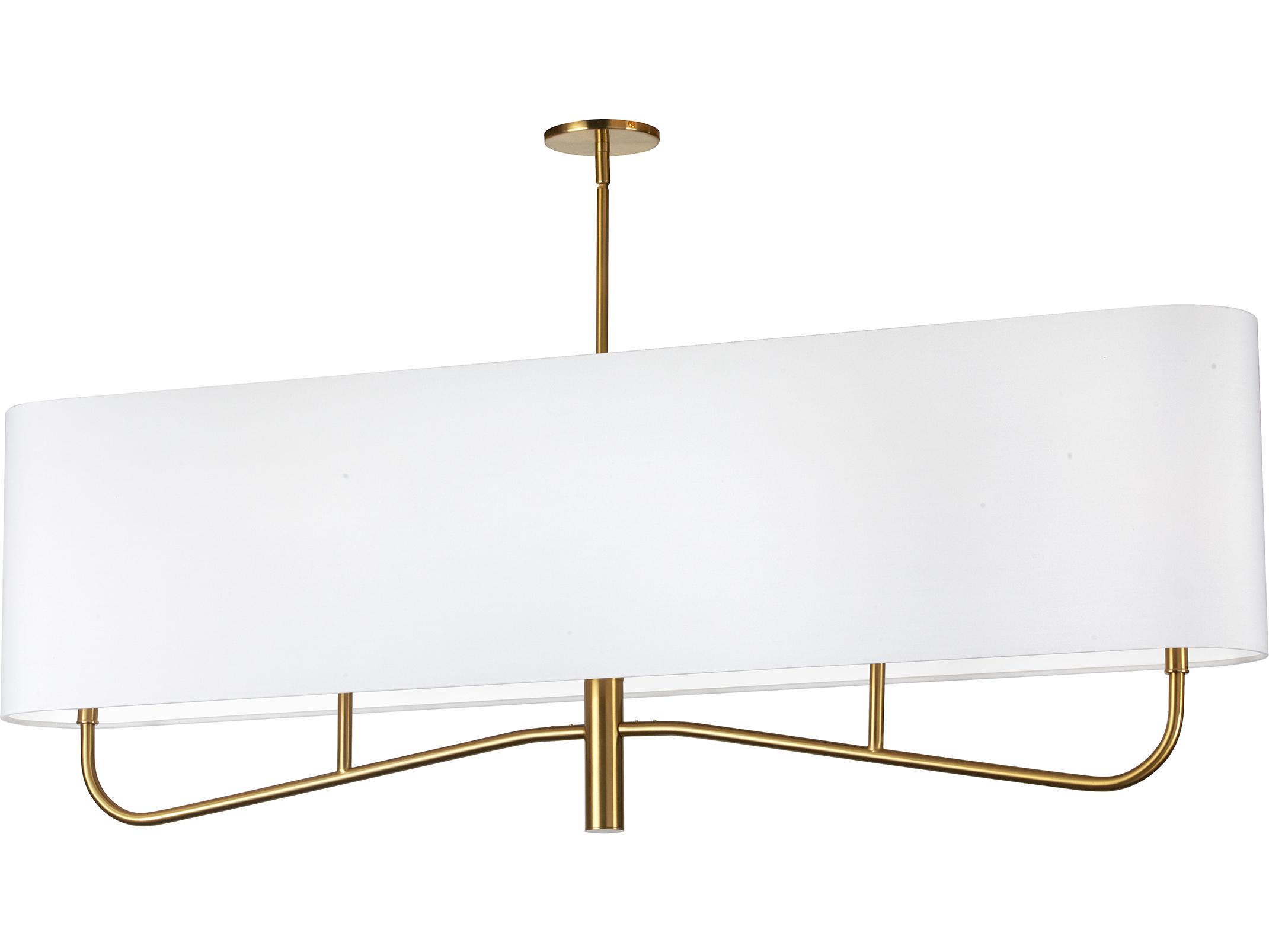 Dainolite Eleanor 4-Light Aged Brass Island Pendant