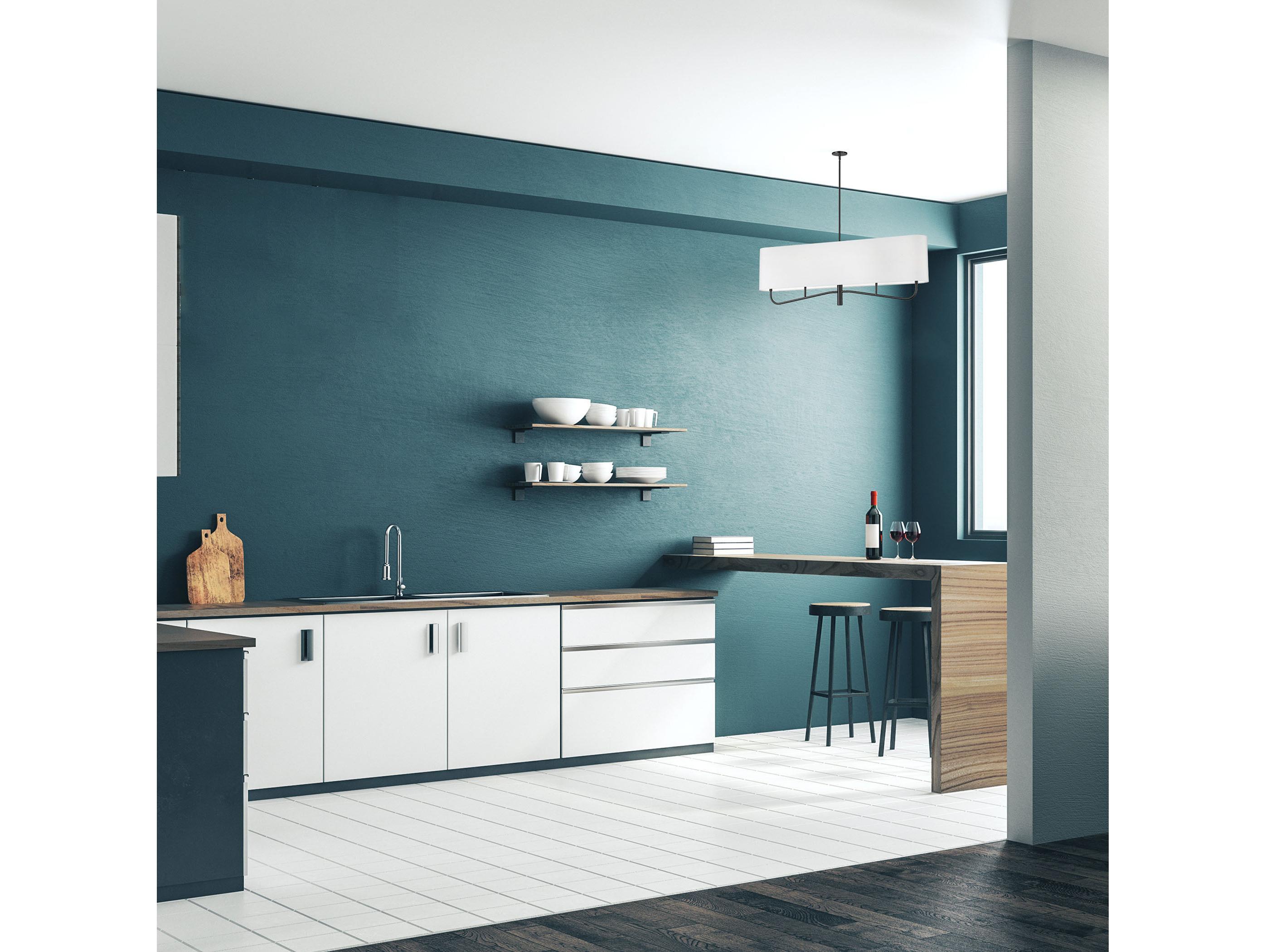 Dainolite Eleanor 4-Light Matte Black Island Pendant