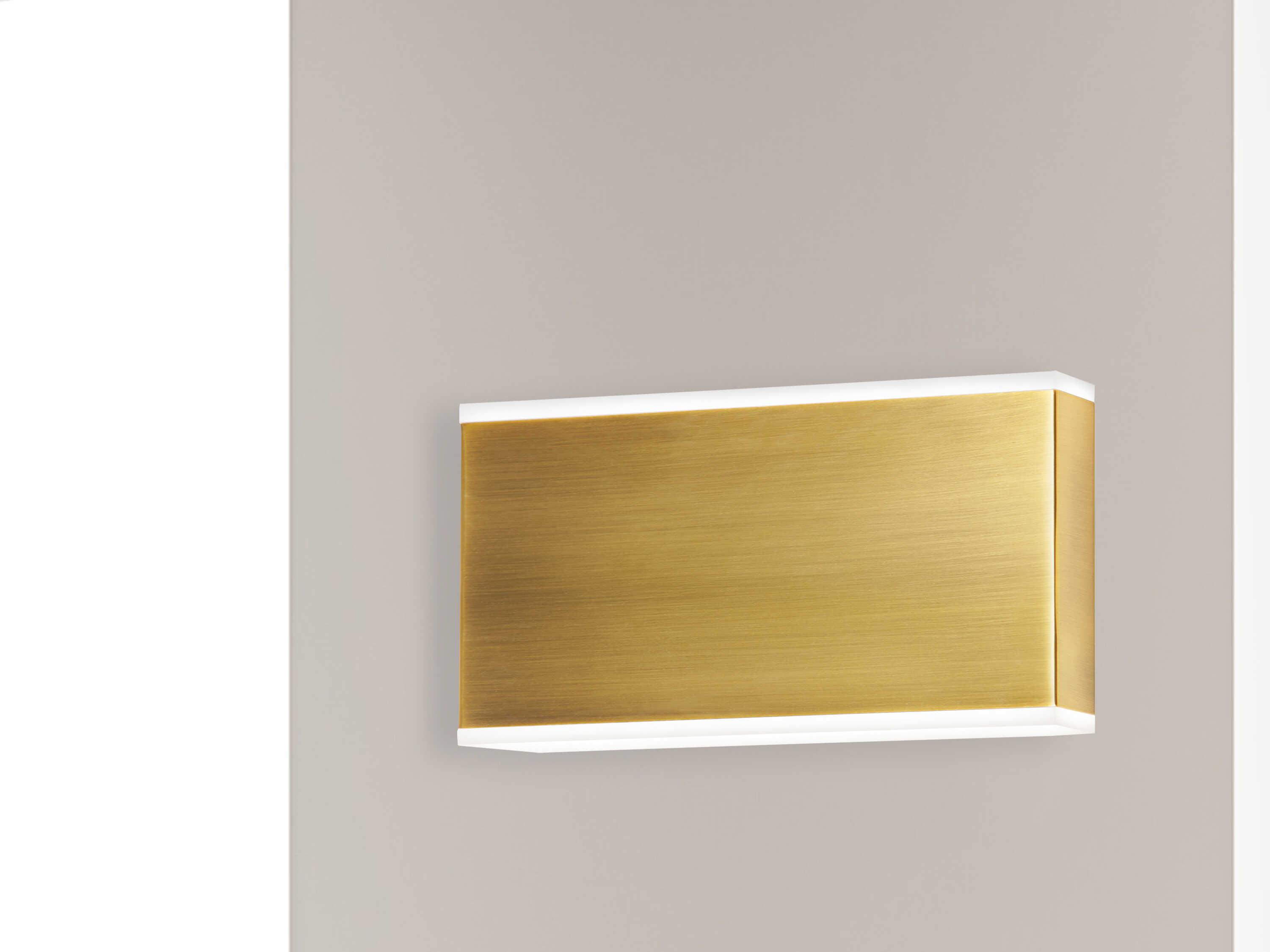Dainolite Emery 2-Light Aged Brass Wall Sconce