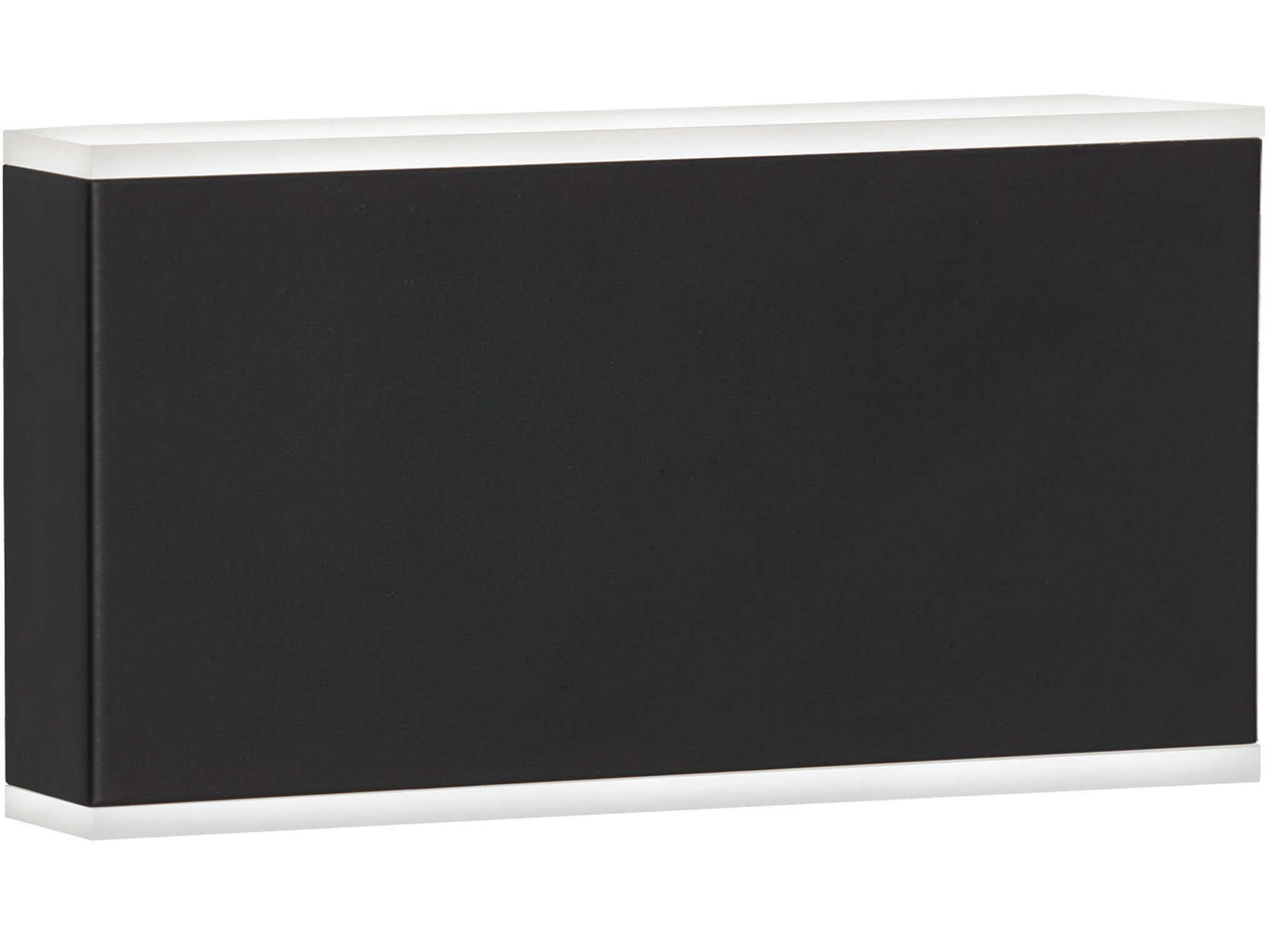 Dainolite Emery 2-Light Matte Black Wall Sconce