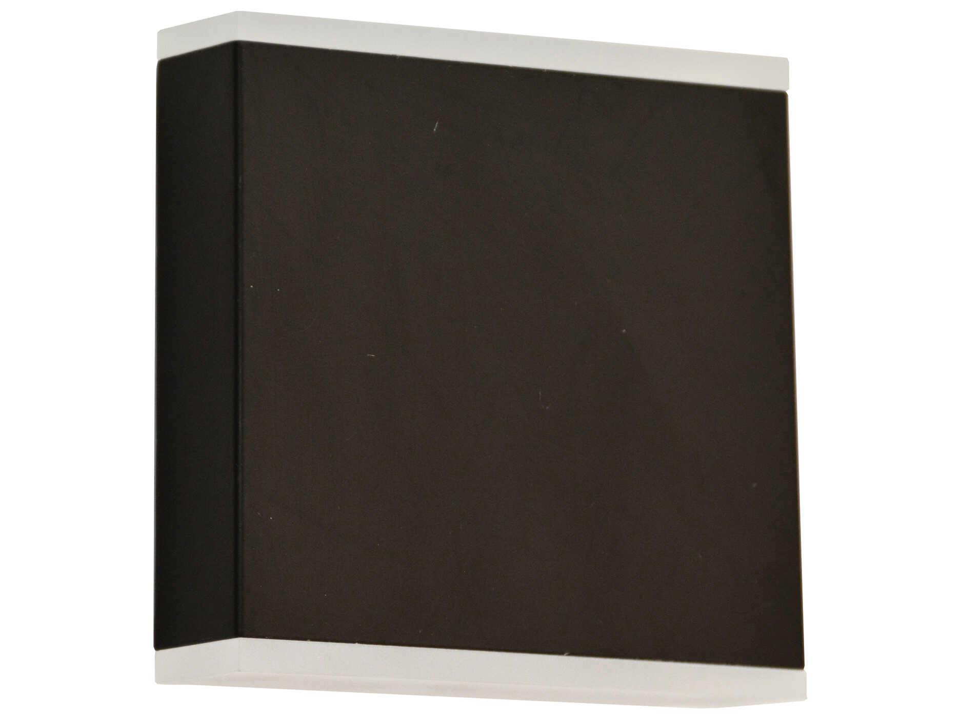 Dainolite Emery 2-Light Matte Black Wall Sconce