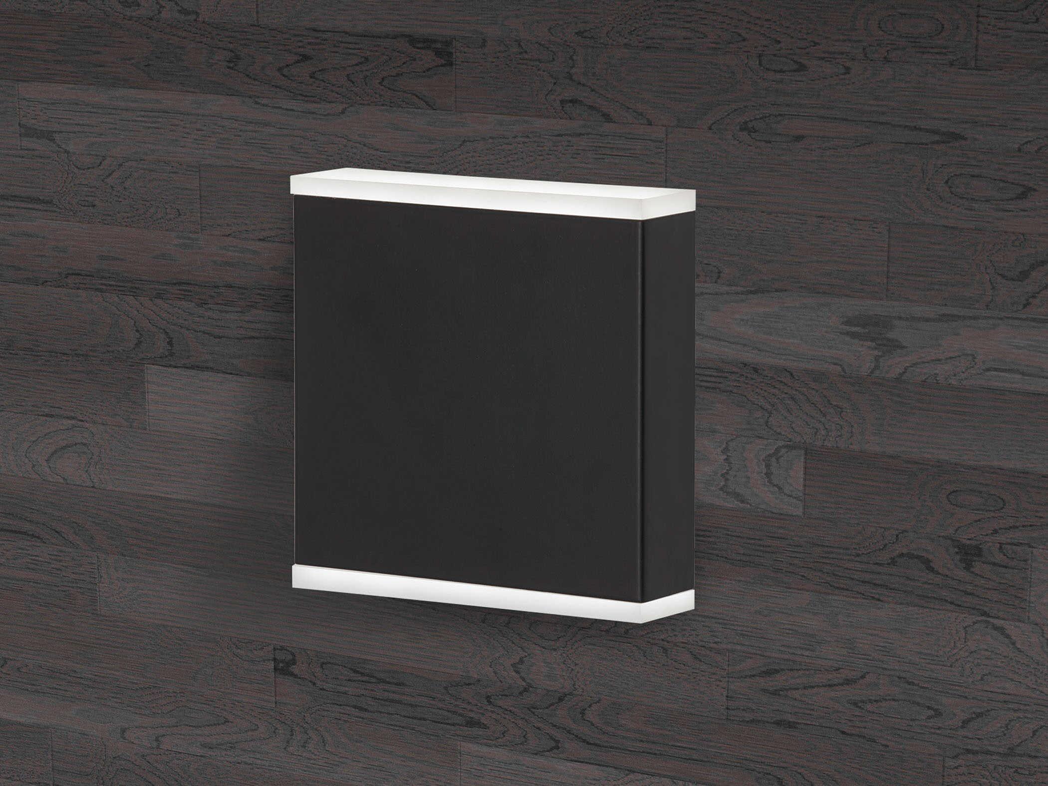 Dainolite Emery 2-Light Matte Black Wall Sconce