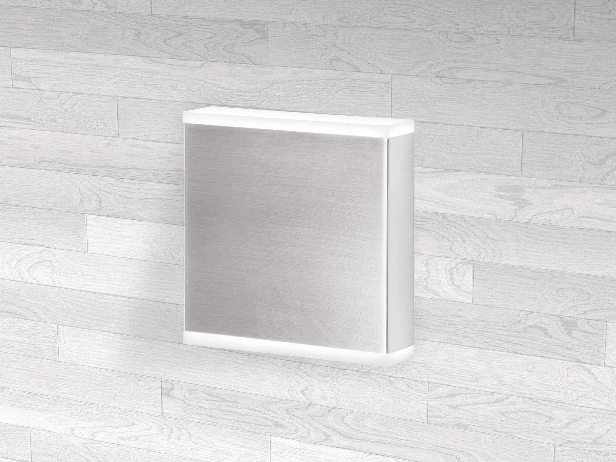 Dainolite Emery 2-Light Satin Chrome Wall Sconce