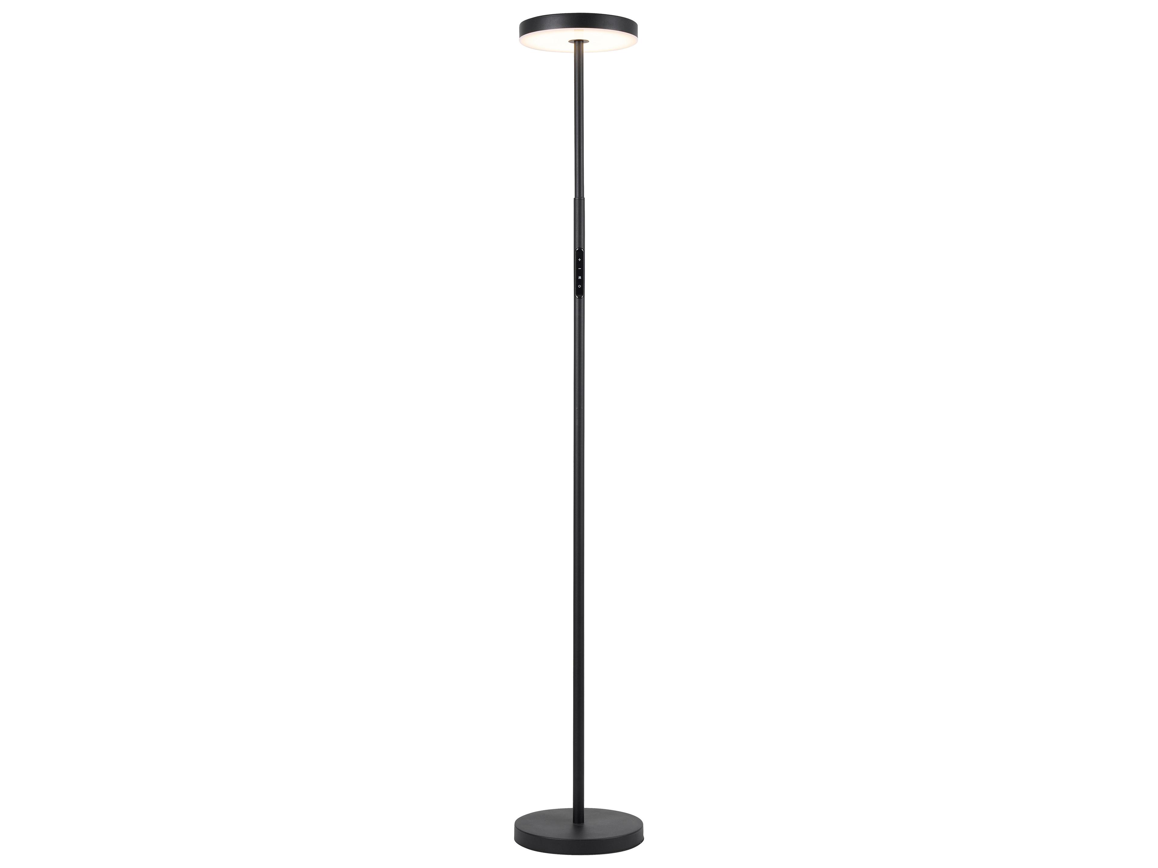 Dainolite Francine Sandy Black White Floor Lamp