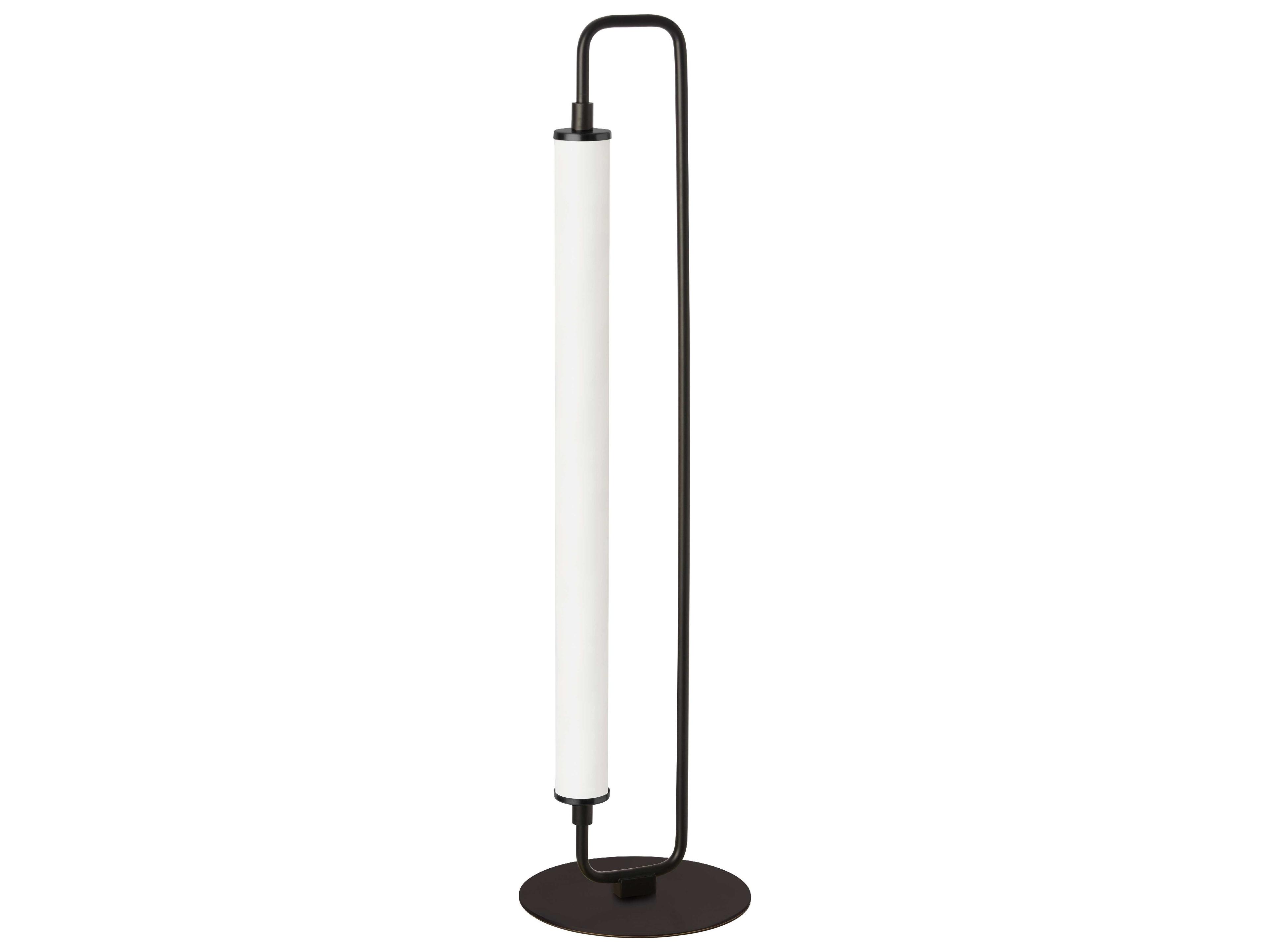 Dainolite Freya Matte Black White Acrylic Buffet Lamp