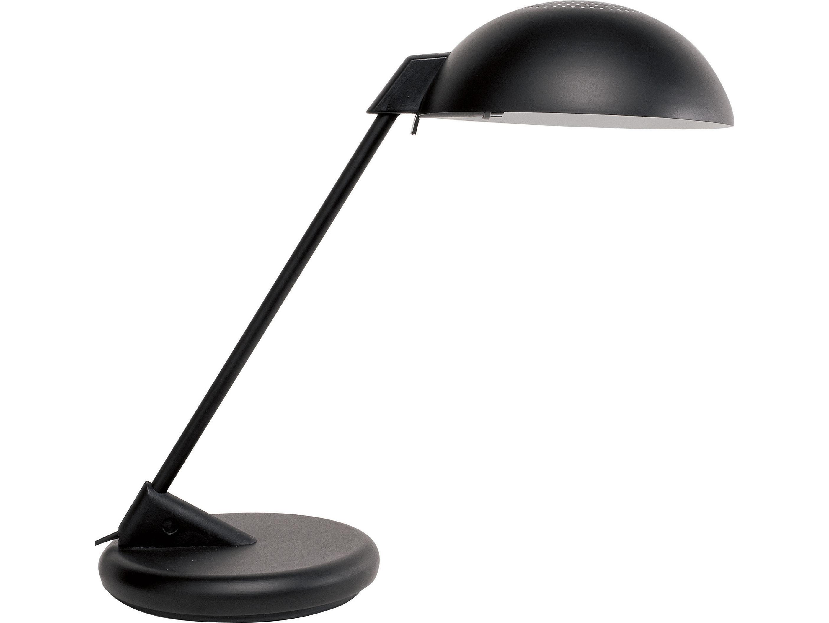 Dainolite Matte Black Desk Lamp