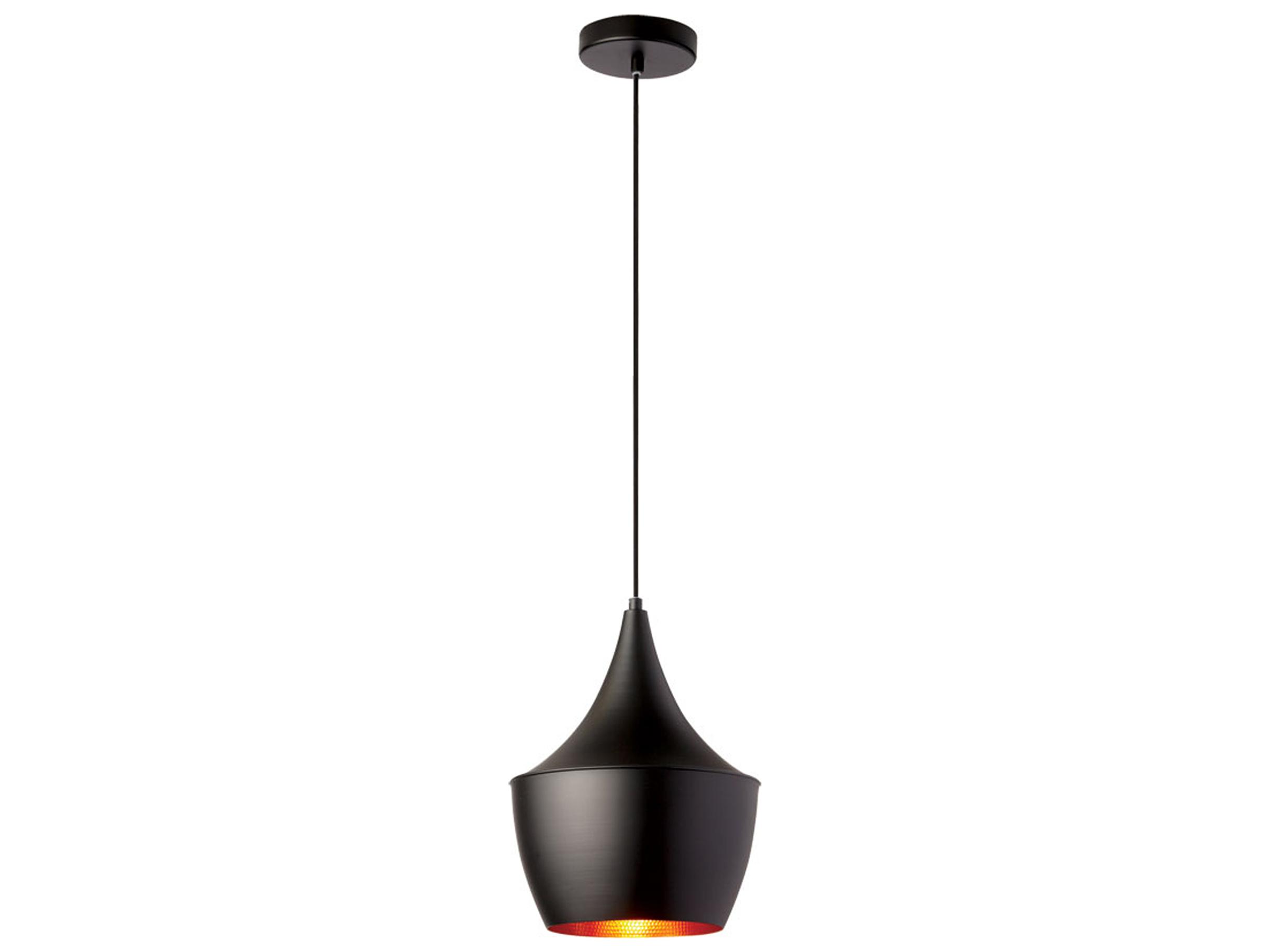 Dainolite Helsinki 1-Light Matte Black Gold Mini Pendant