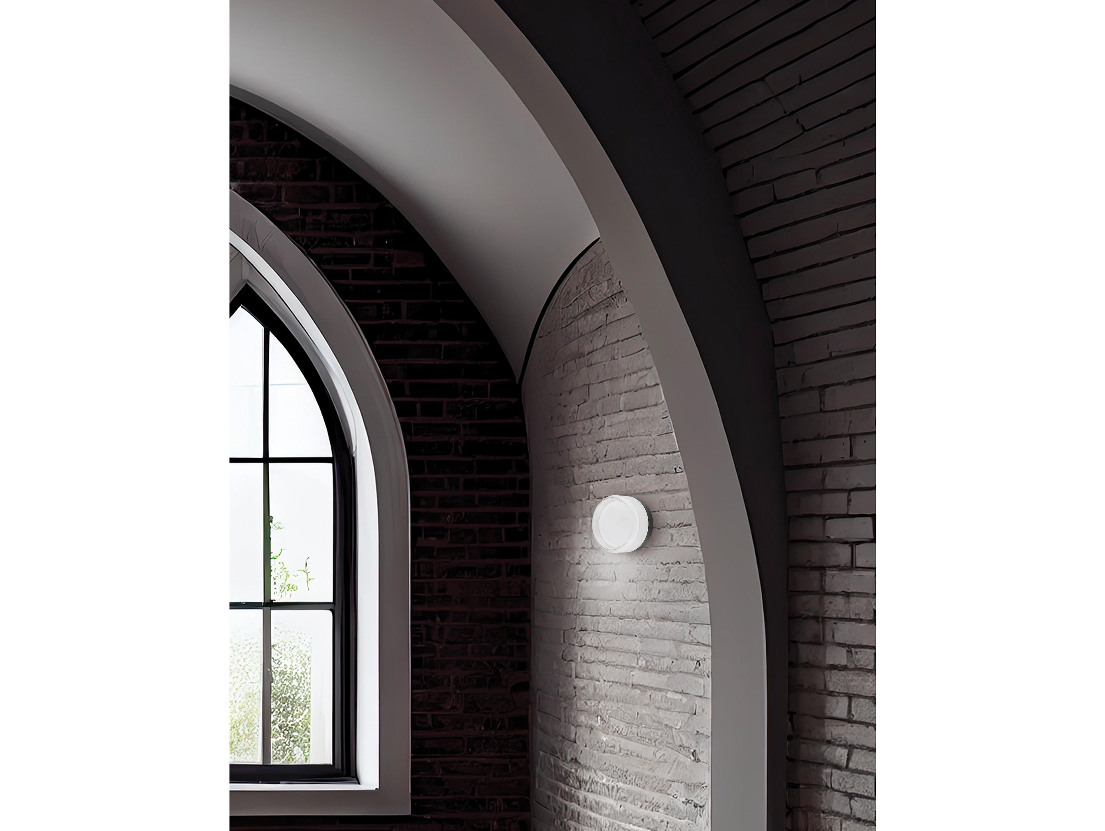 Dainolite Lucia 1-Light Matte Black Wall Sconce