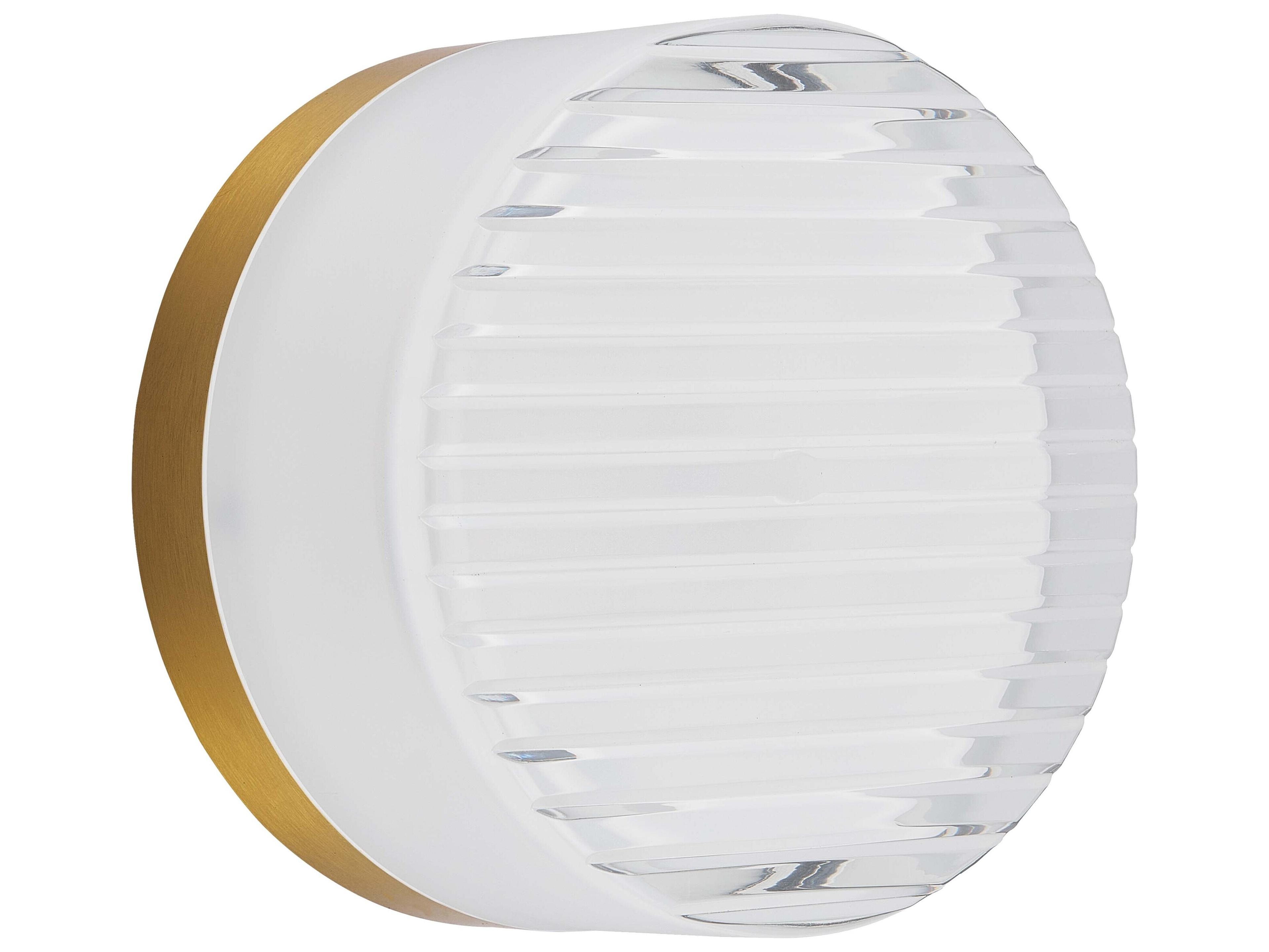 Dainolite Lucia 1-Light Aged Brass Wall Sconce