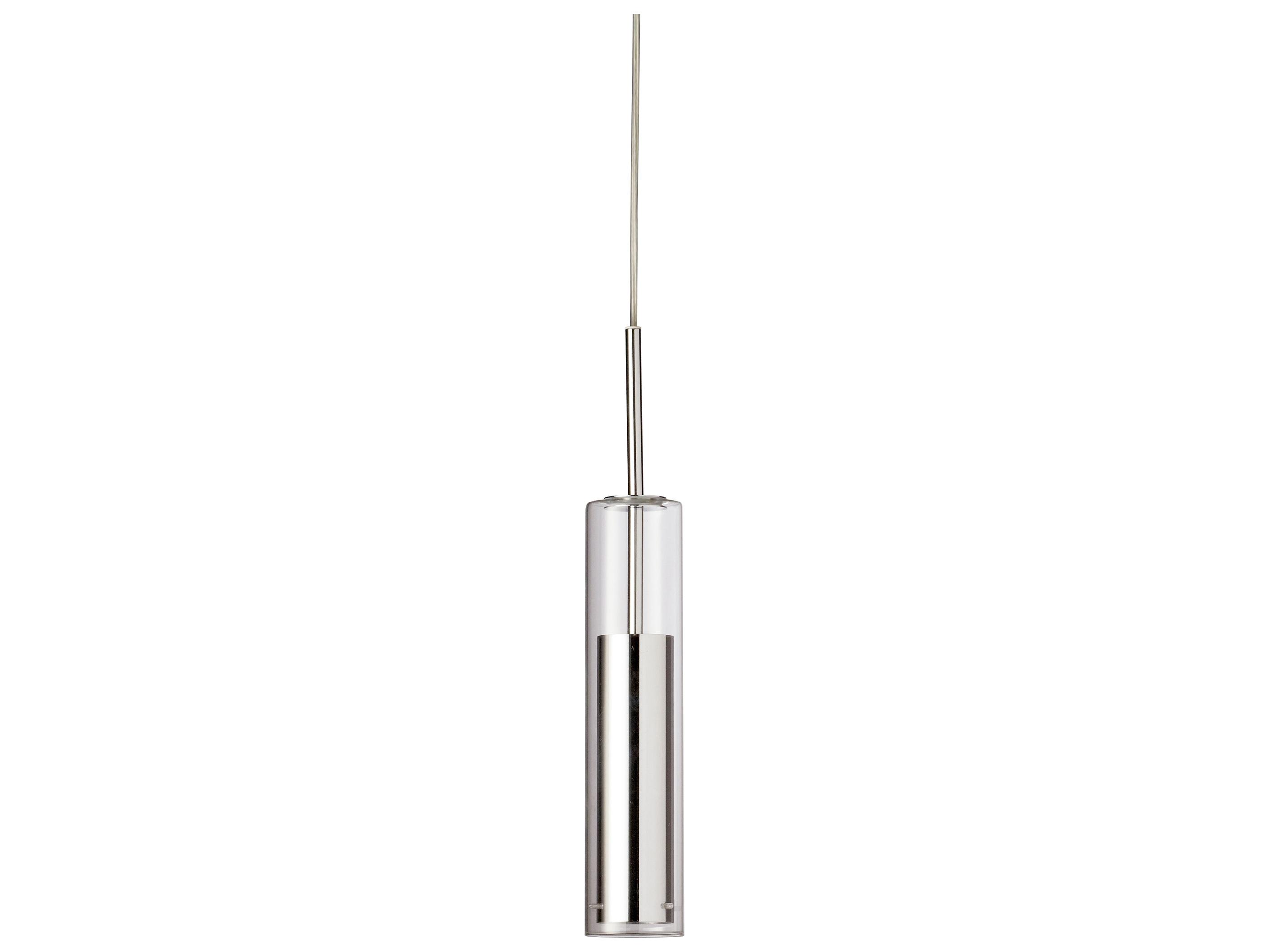 Dainolite Luna 1-Light Polished Chrome Cylinder Mini Pendant