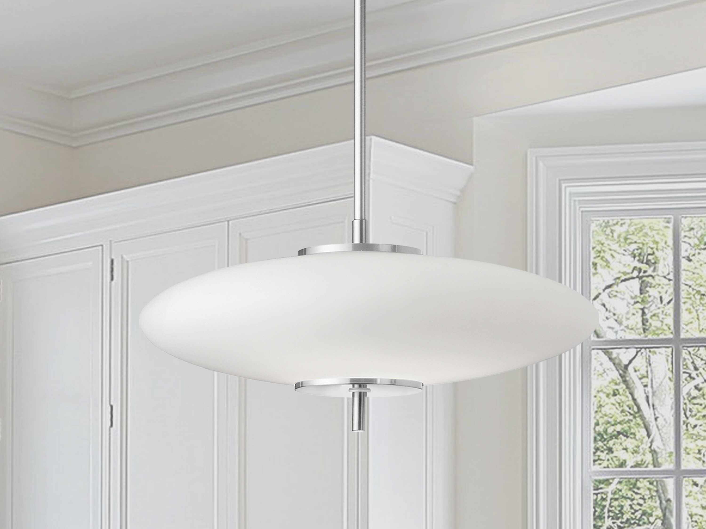 Dainolite Maddie 1-Light Polished Chrome Pendant