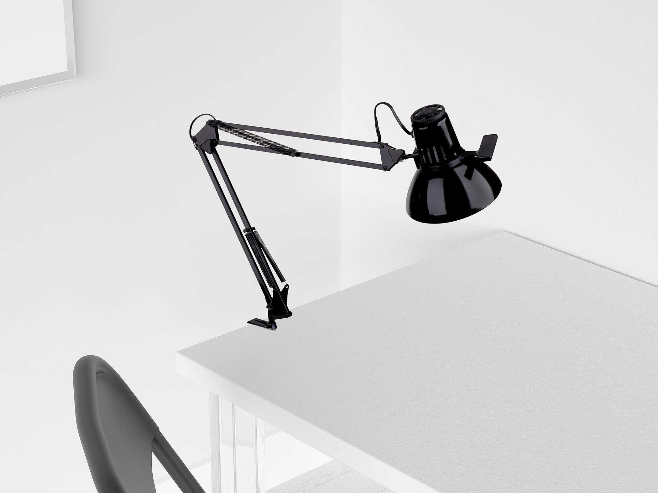 Dainolite Working Black Desk Lamp