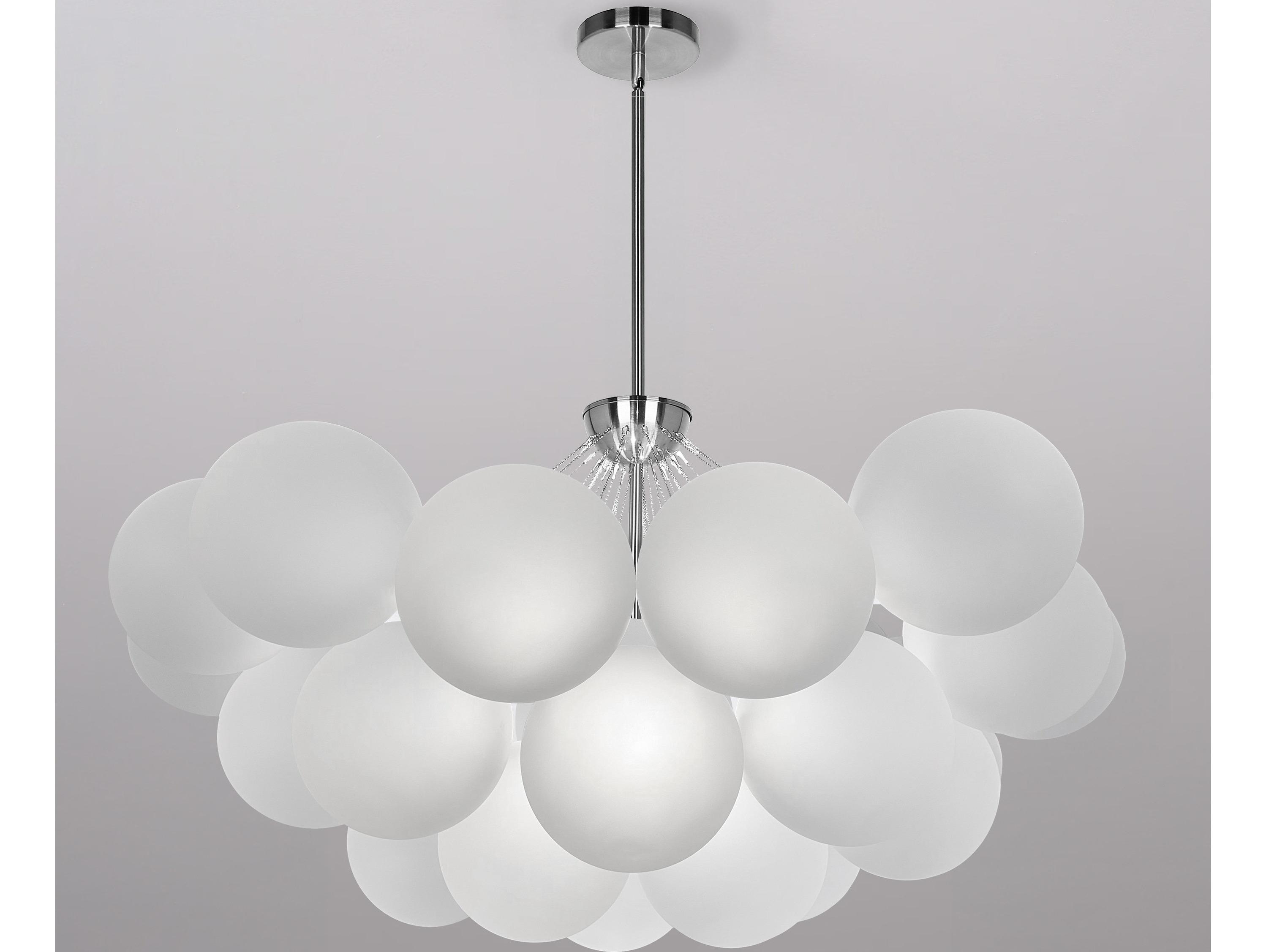 Dainolite Miles 8-Light Polished Chrome Globe Chandelier