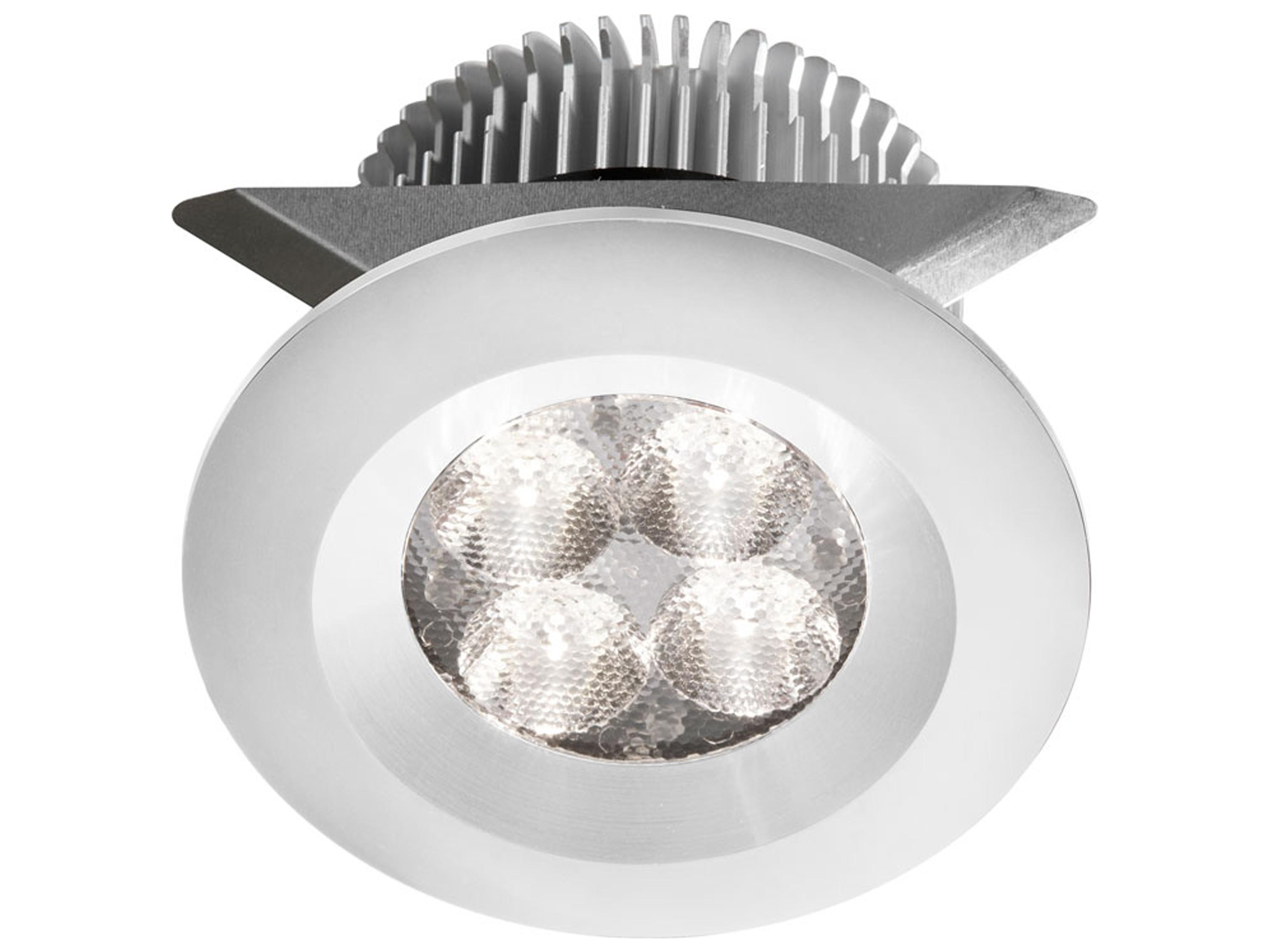 Dainolite 1-Light White Silver Round Recessed Light