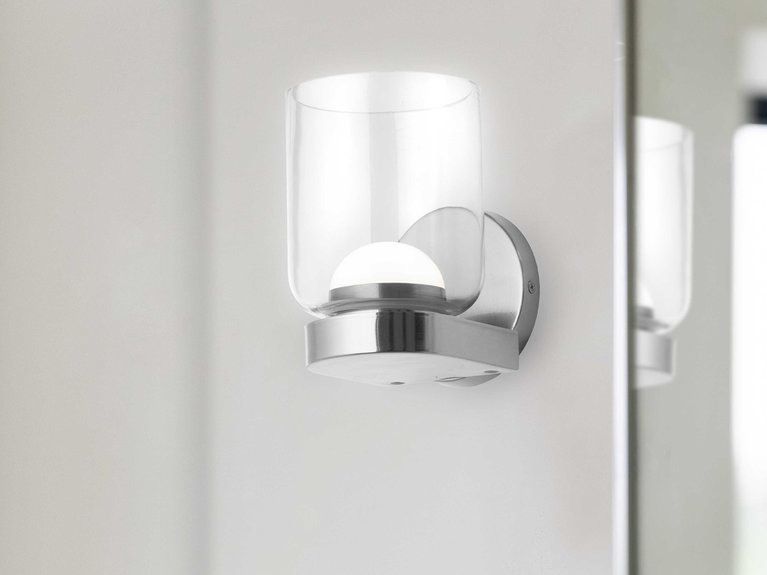 Dainolite Nadine 1-Light Polished Chrome Wall Sconce