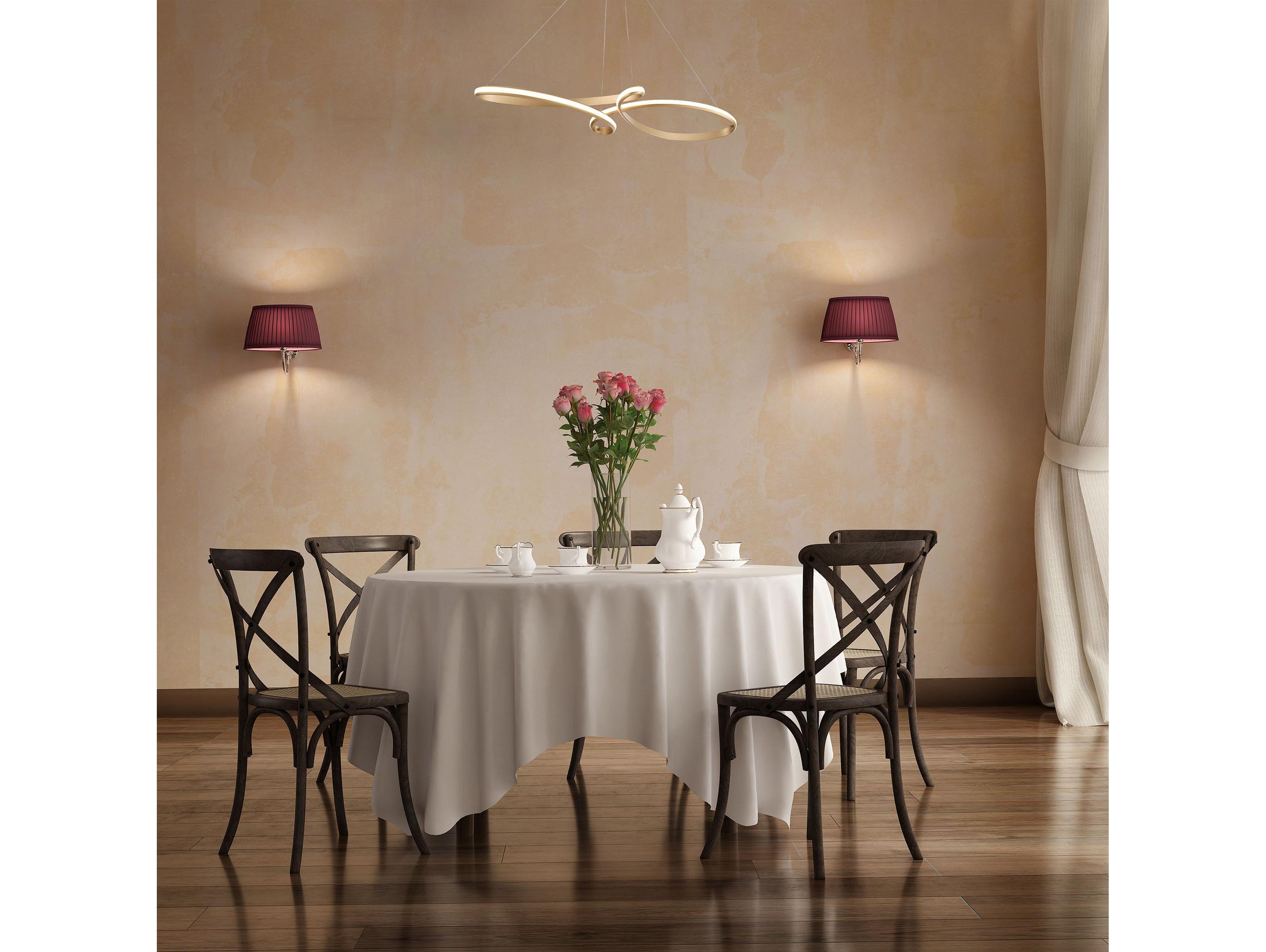 Dainolite Nola 1-Light Aged Brass White Island Pendant