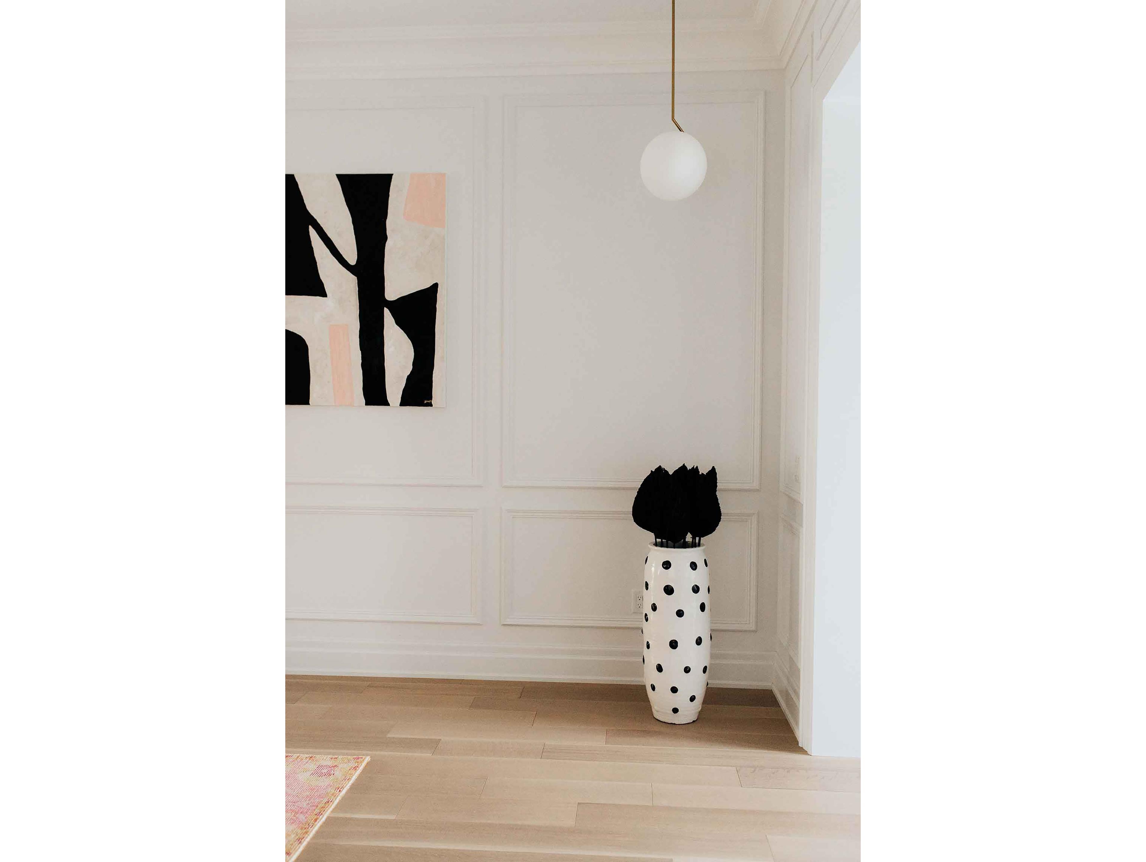 Dainolite Orion 1-Light Gold Globe Pendant