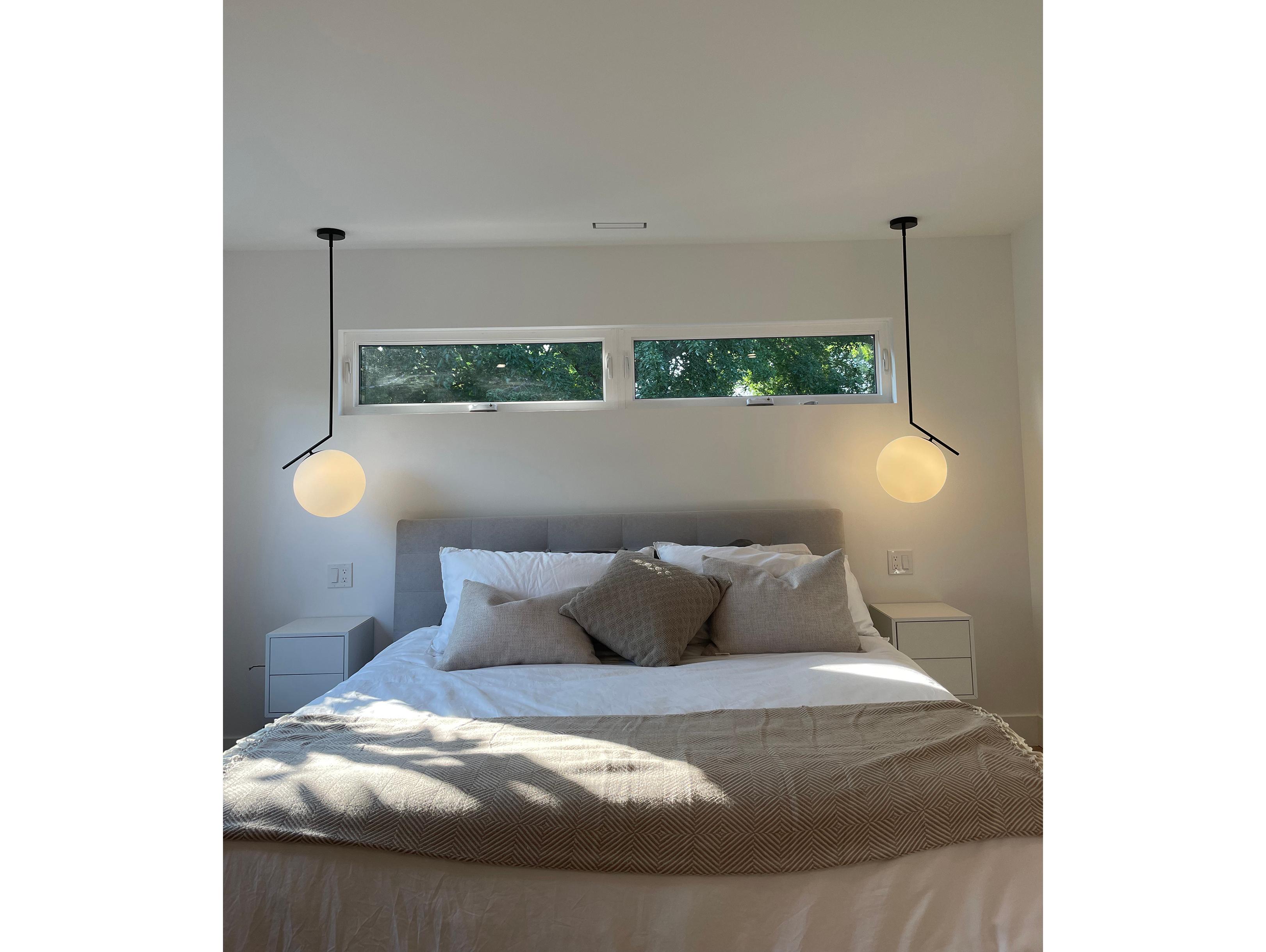 Dainolite Orion 1-Light Matte Black Globe Pendant