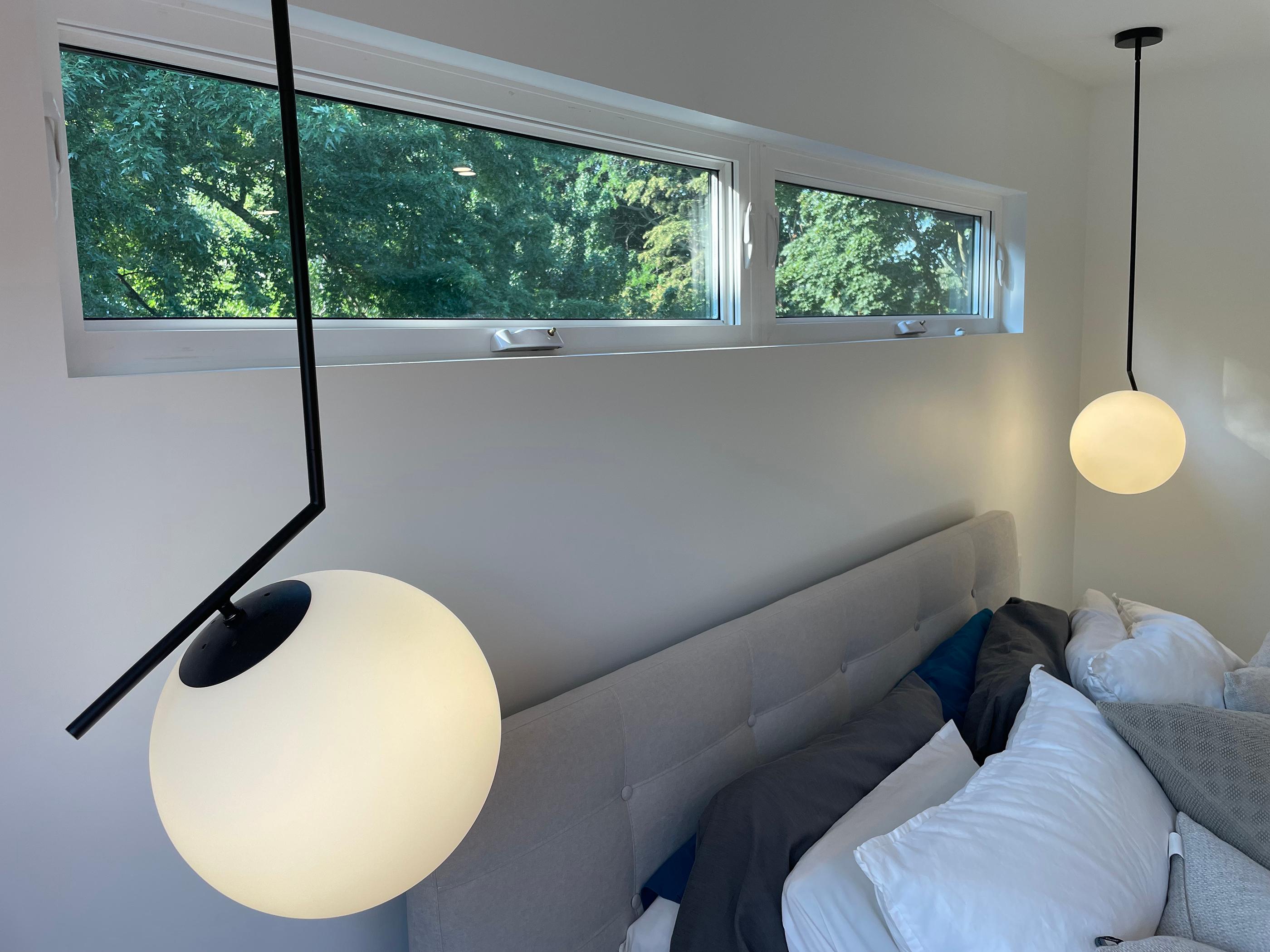 Dainolite Orion 1-Light Matte Black Globe Pendant