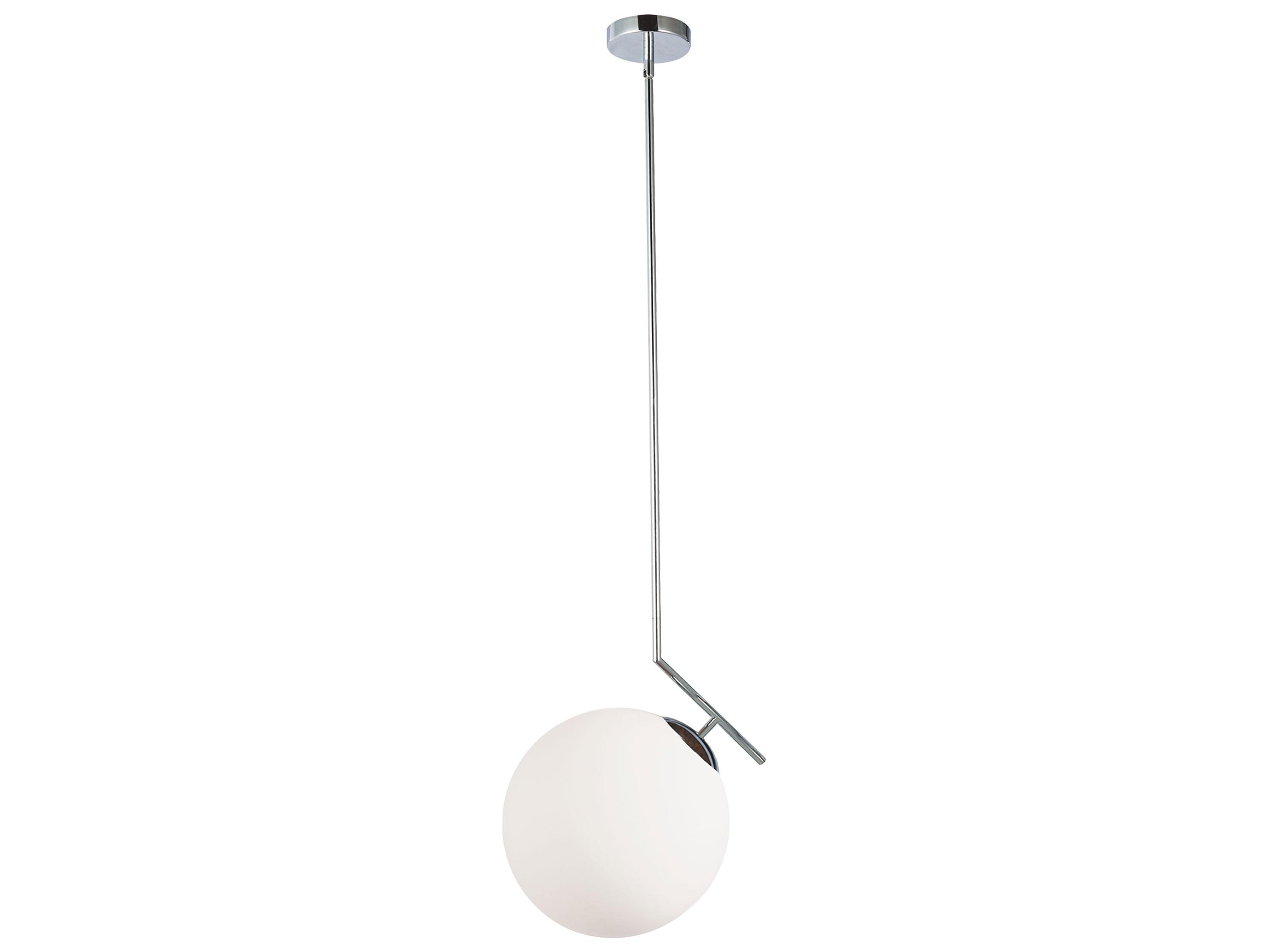 Dainolite Orion 1-Light Polished Chrome Globe Pendant
