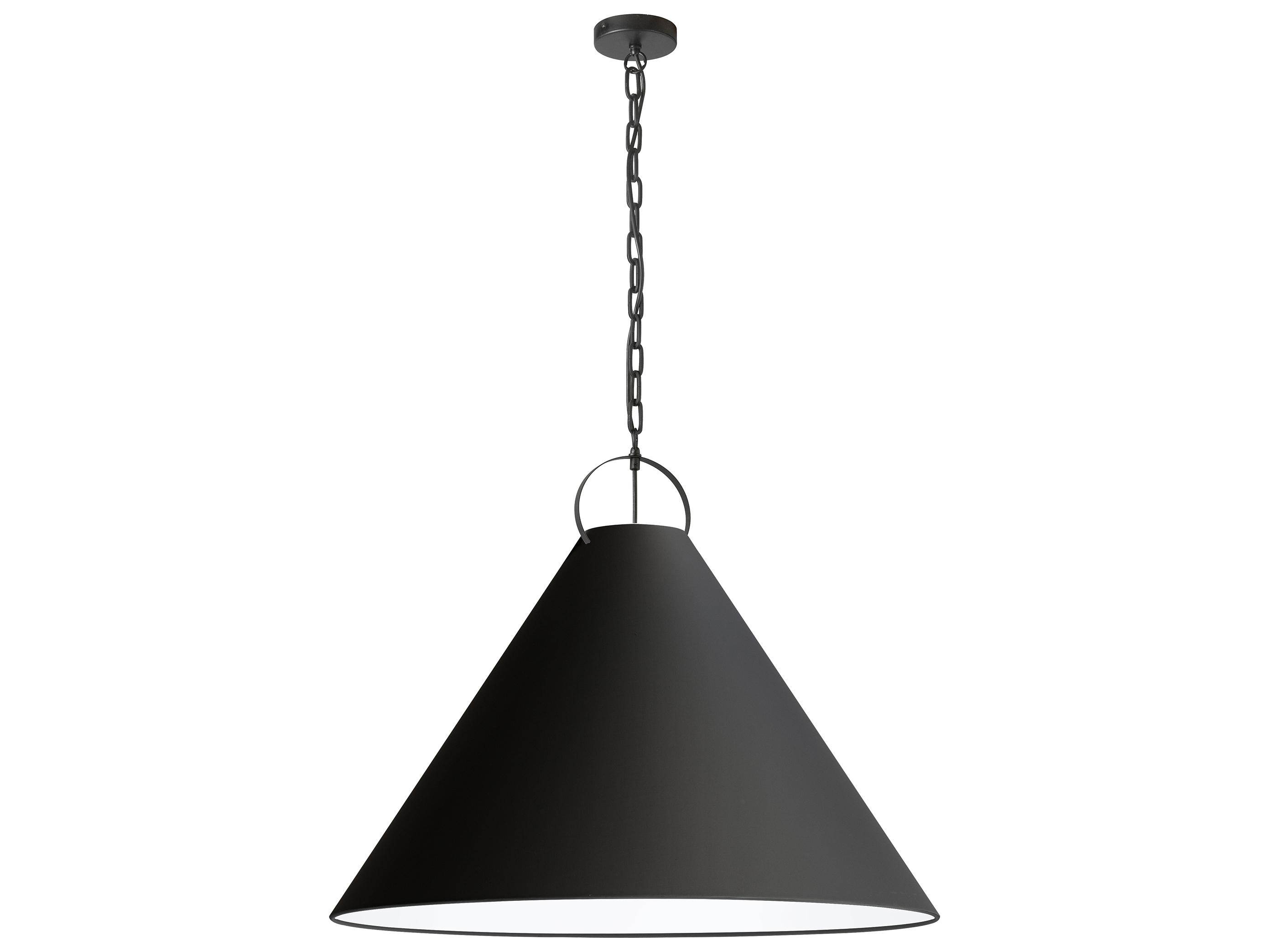 Dainolite Princeton 1-Light Matte Black Pendant