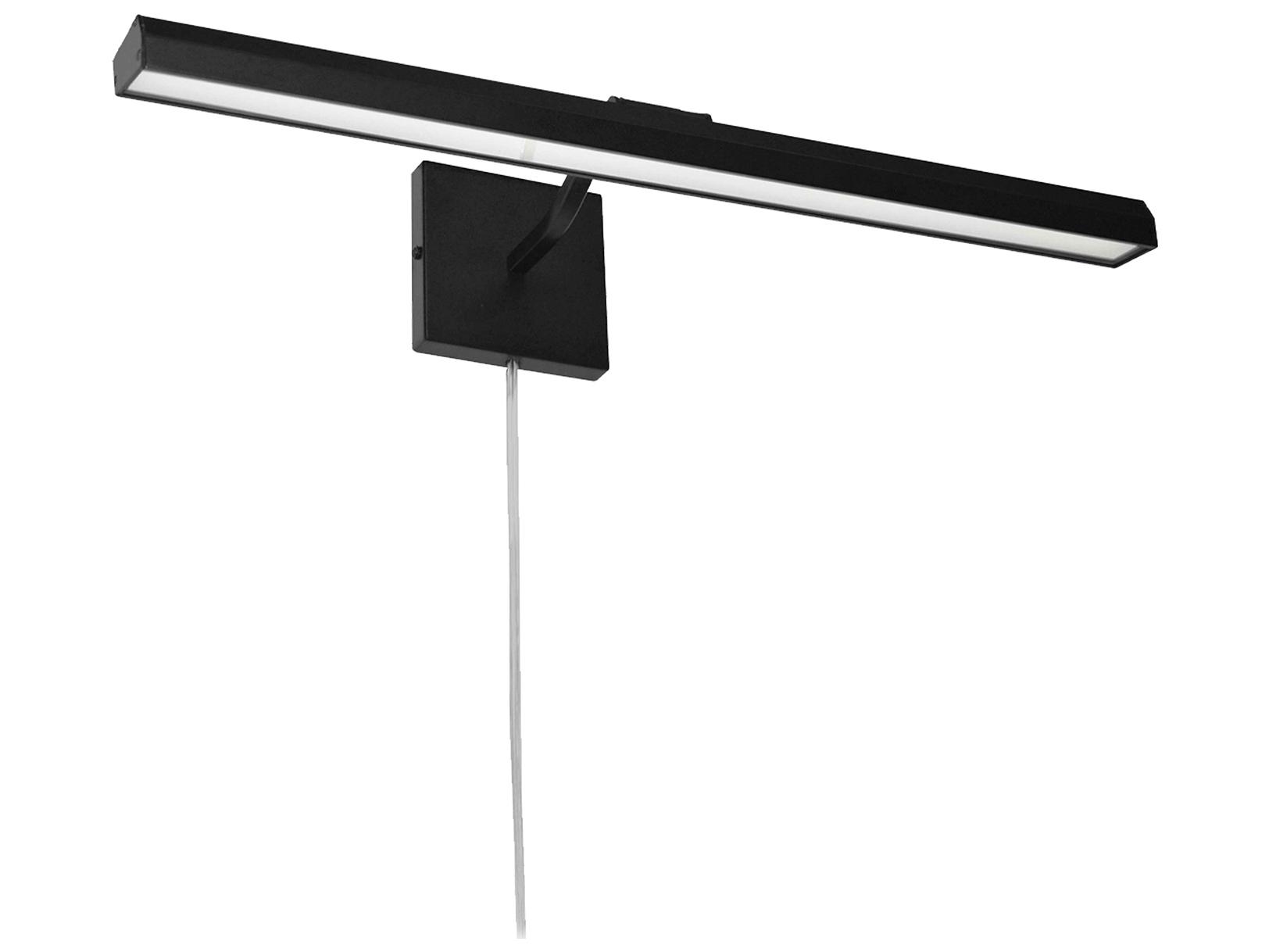 Dainolite Leonardo 3-Light Matte Black Picture Light