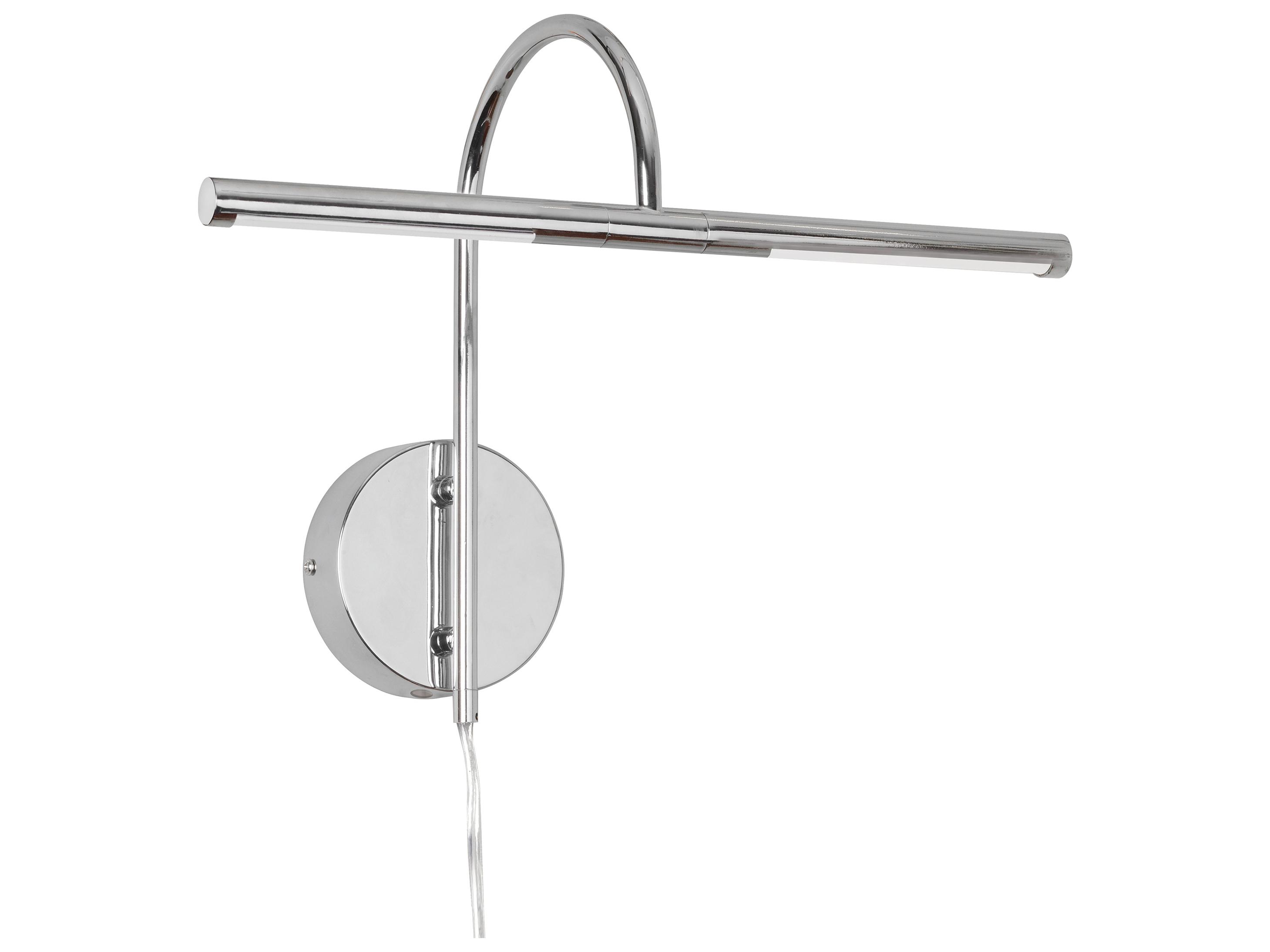 Dainolite Display Exhibit 2-Light Polished Chrome Picture Light