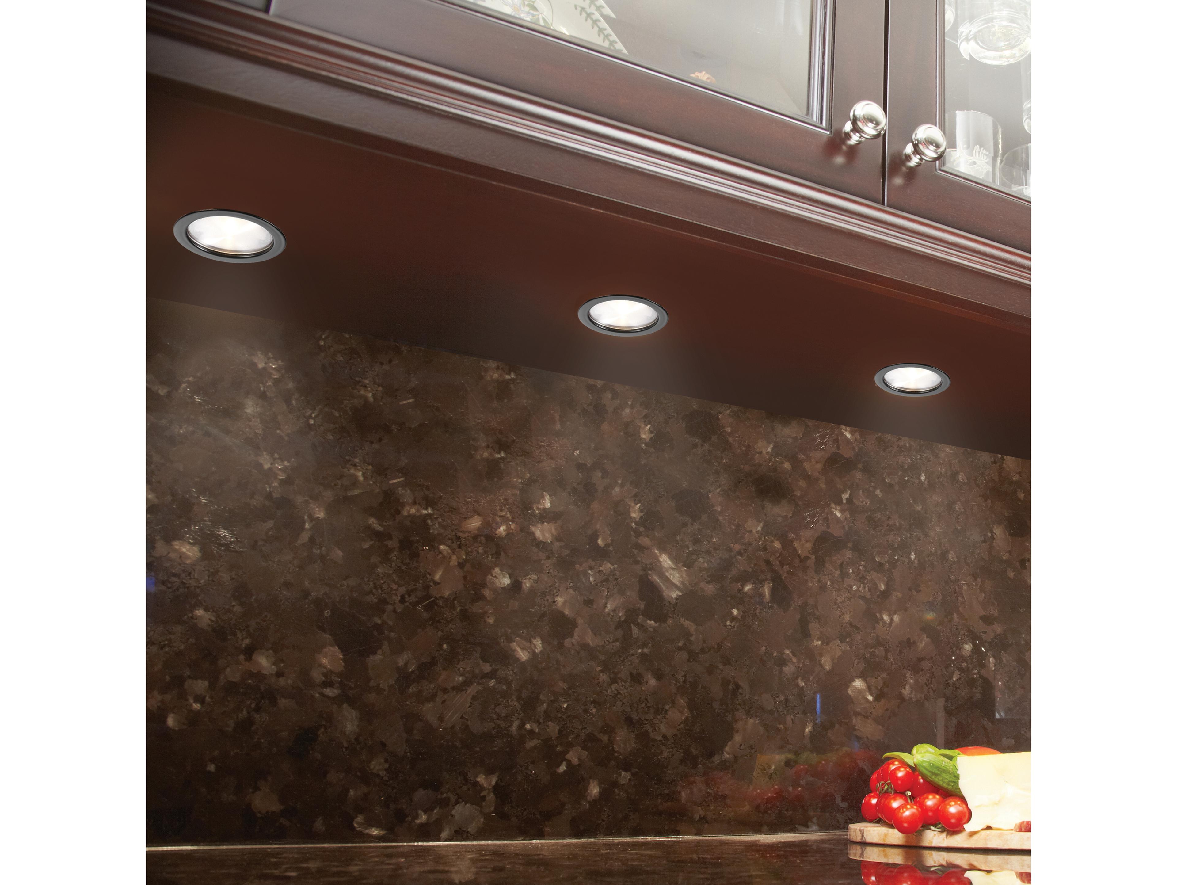 Dainolite 1-Light Black Round Recessed Light