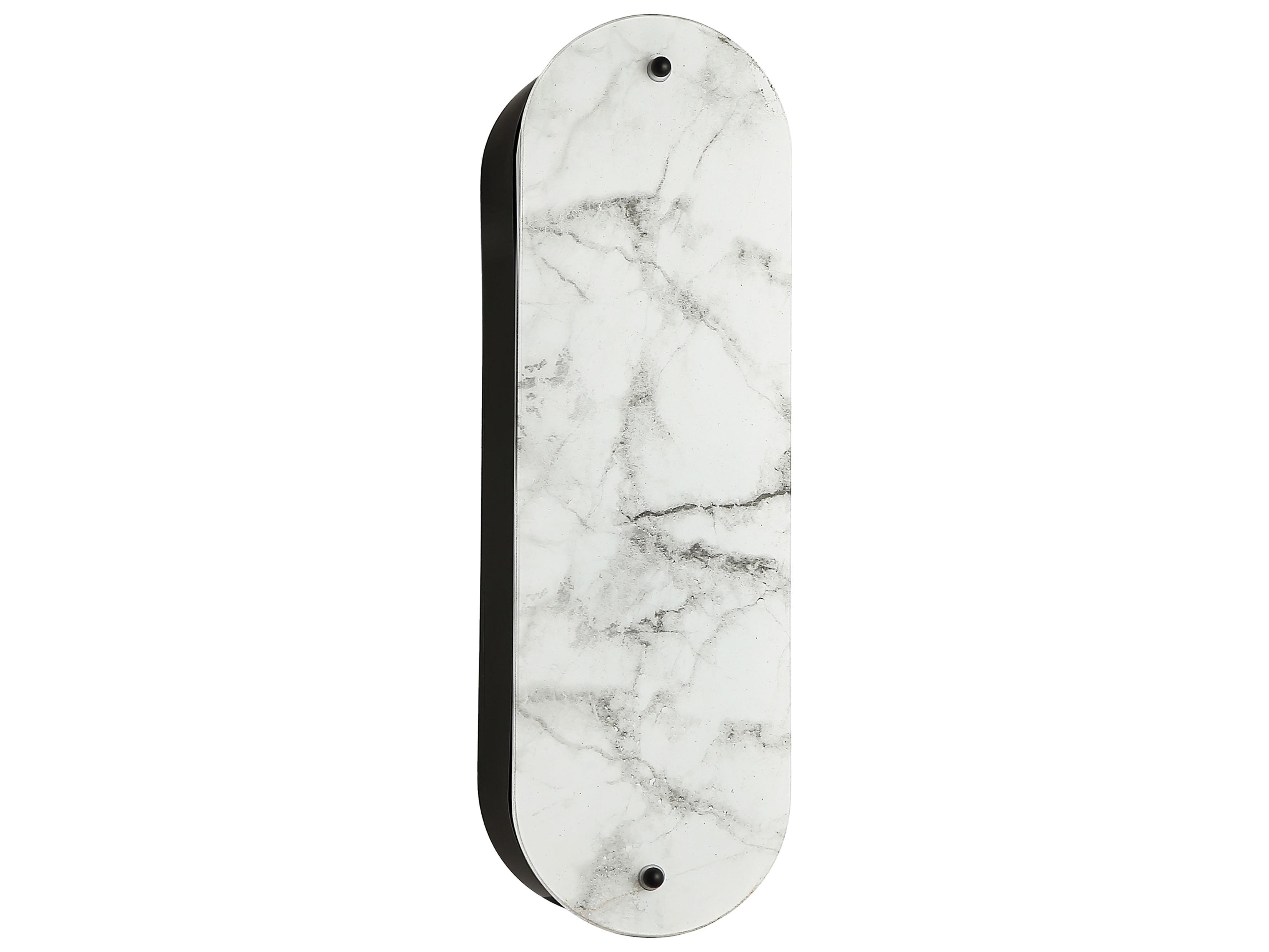 Dainolite Pascal Alabaster Black Wall Sconce