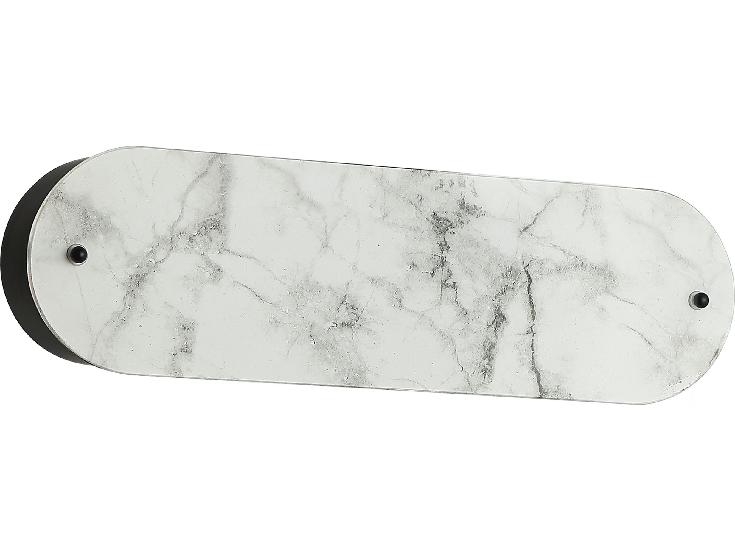 Dainolite Pascal Alabaster Black Wall Sconce