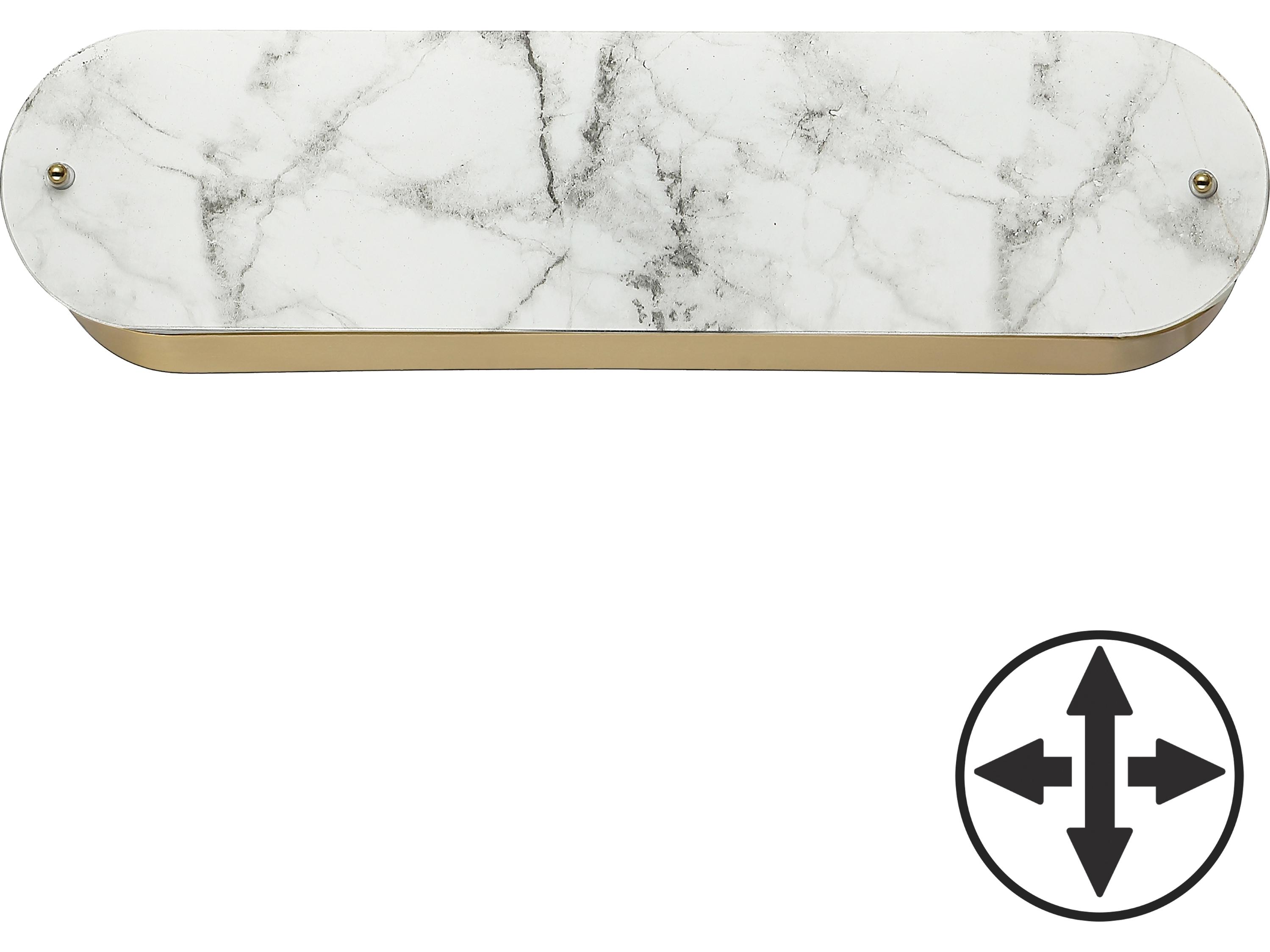 Dainolite Pascal Alabaster Brass Wall Sconce