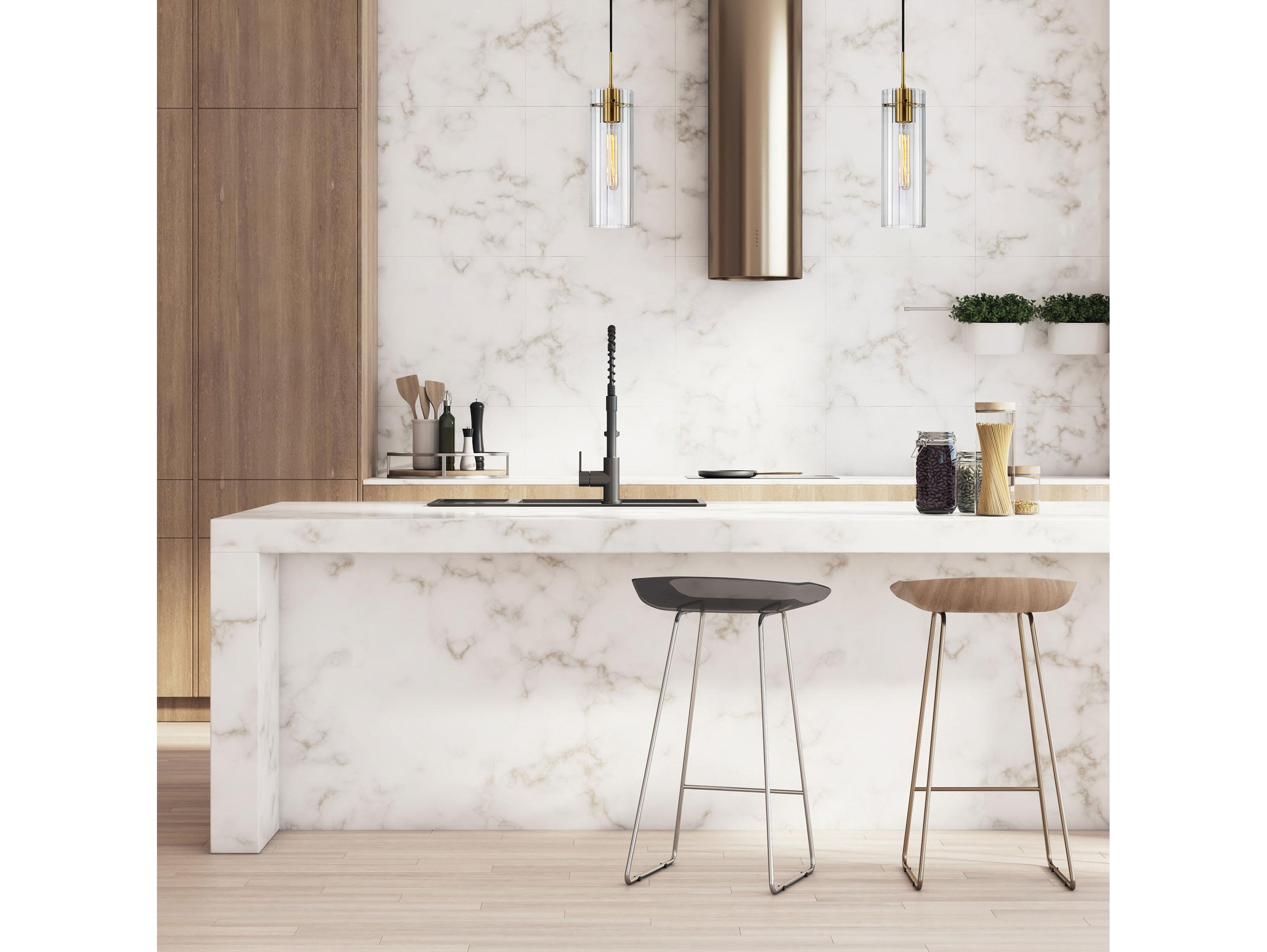 Dainolite Patia 1-Light Aged Brass Cylinder Mini Pendant