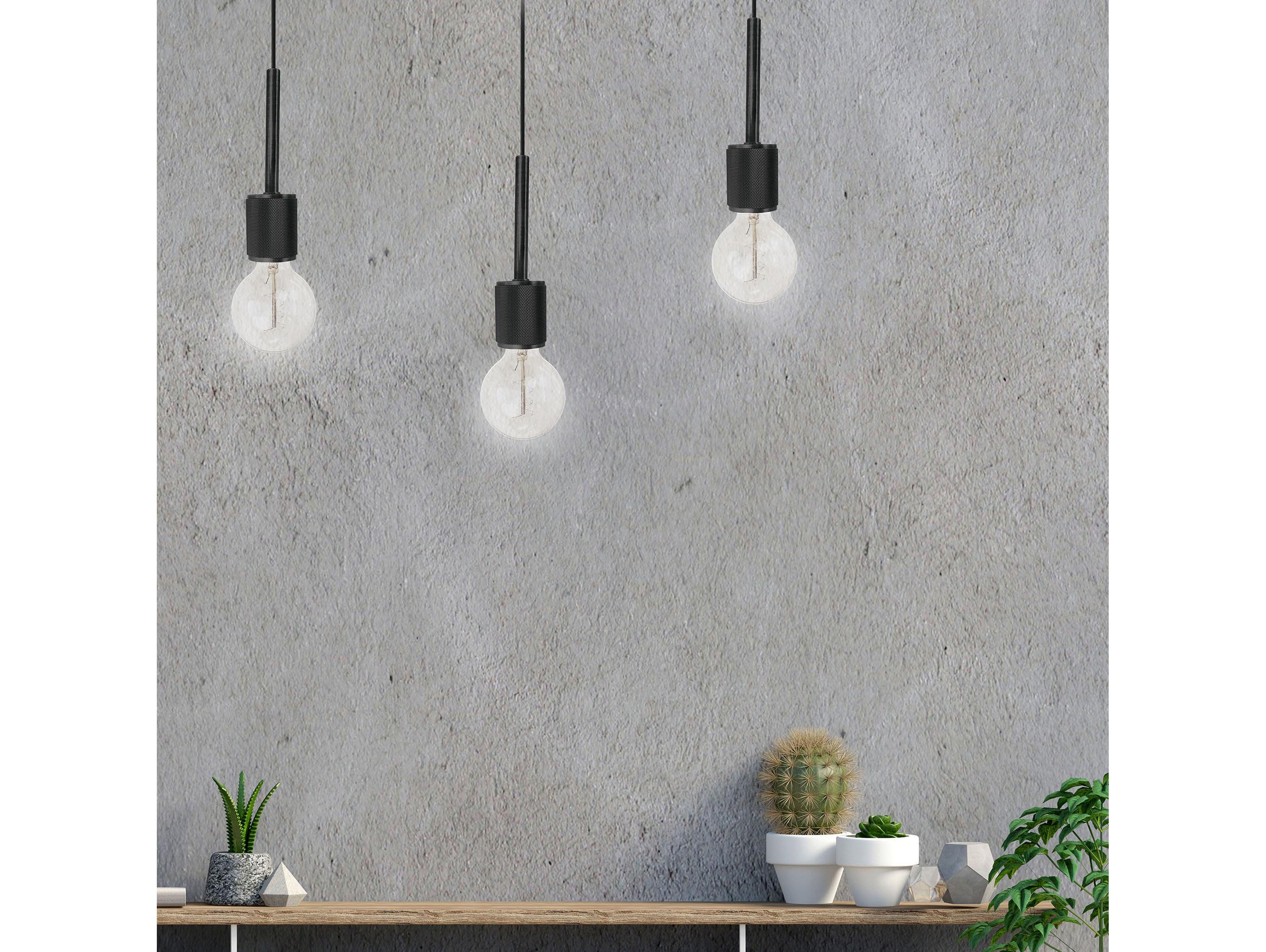 Dainolite Roswell 1-Light Matte Black Mini Pendant