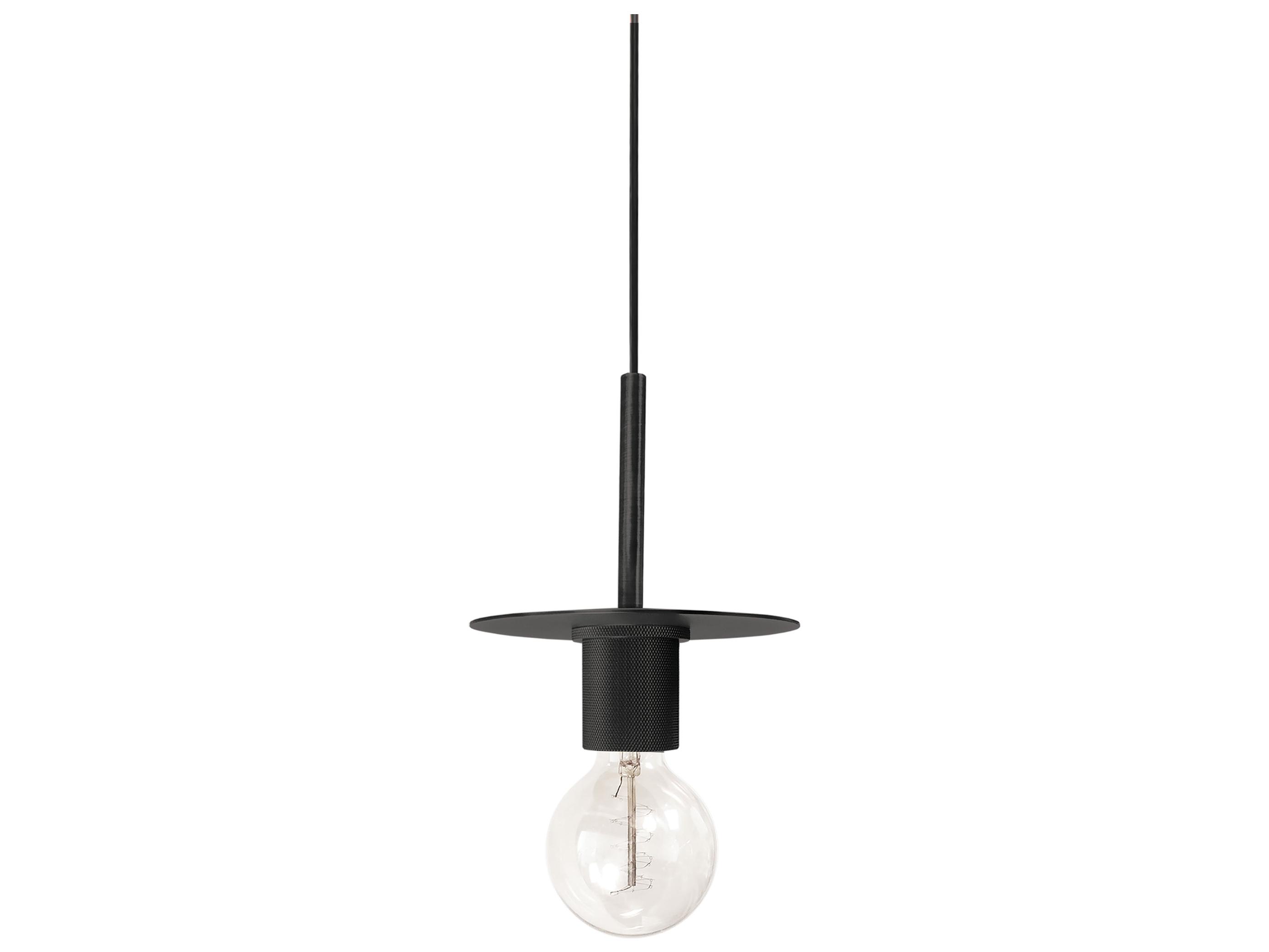 Dainolite Roswell 1-Light Matte Black Mini Pendant